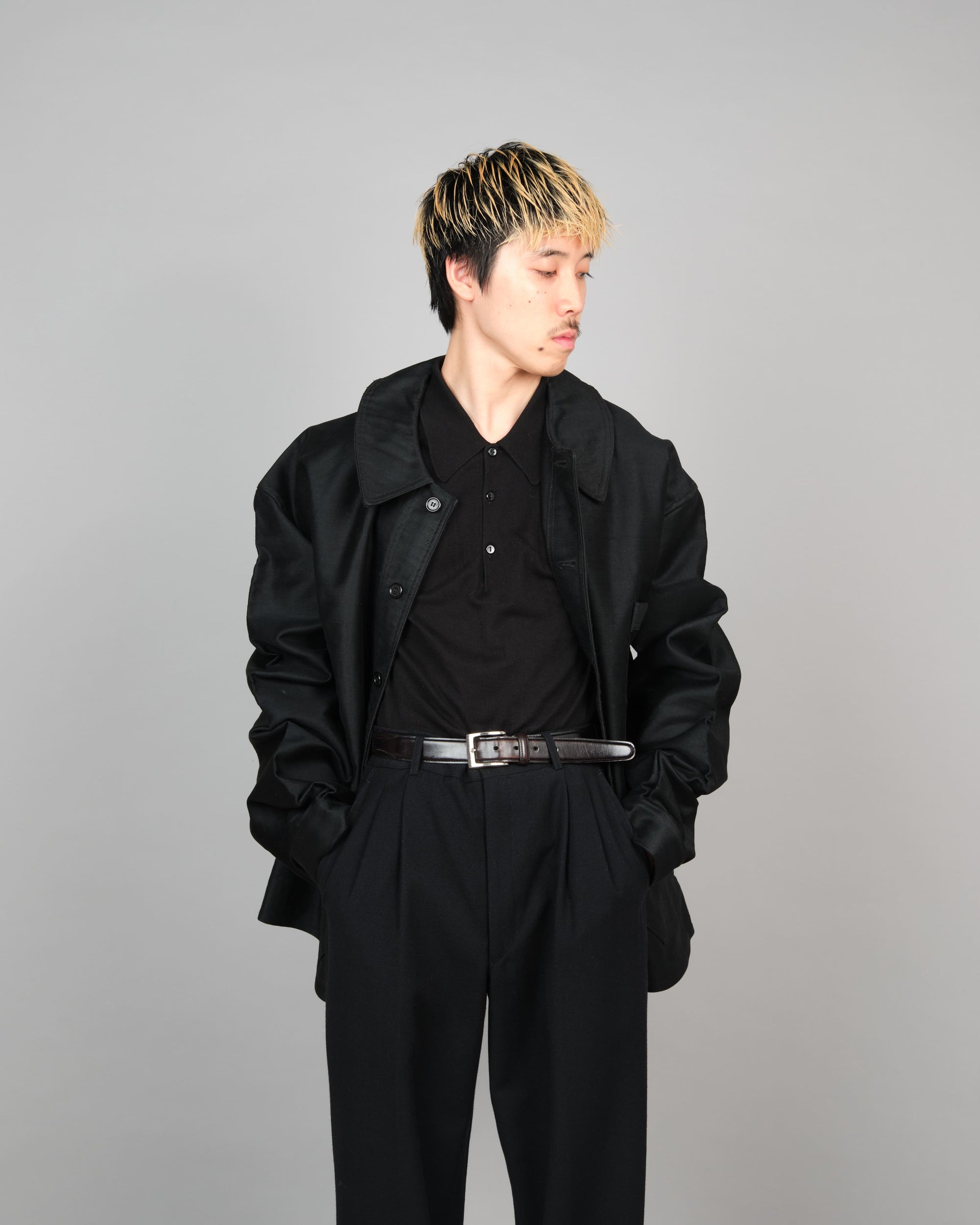 ［~50’s］French Vintage Black Moleskin Work Jacket "Dead Stock"