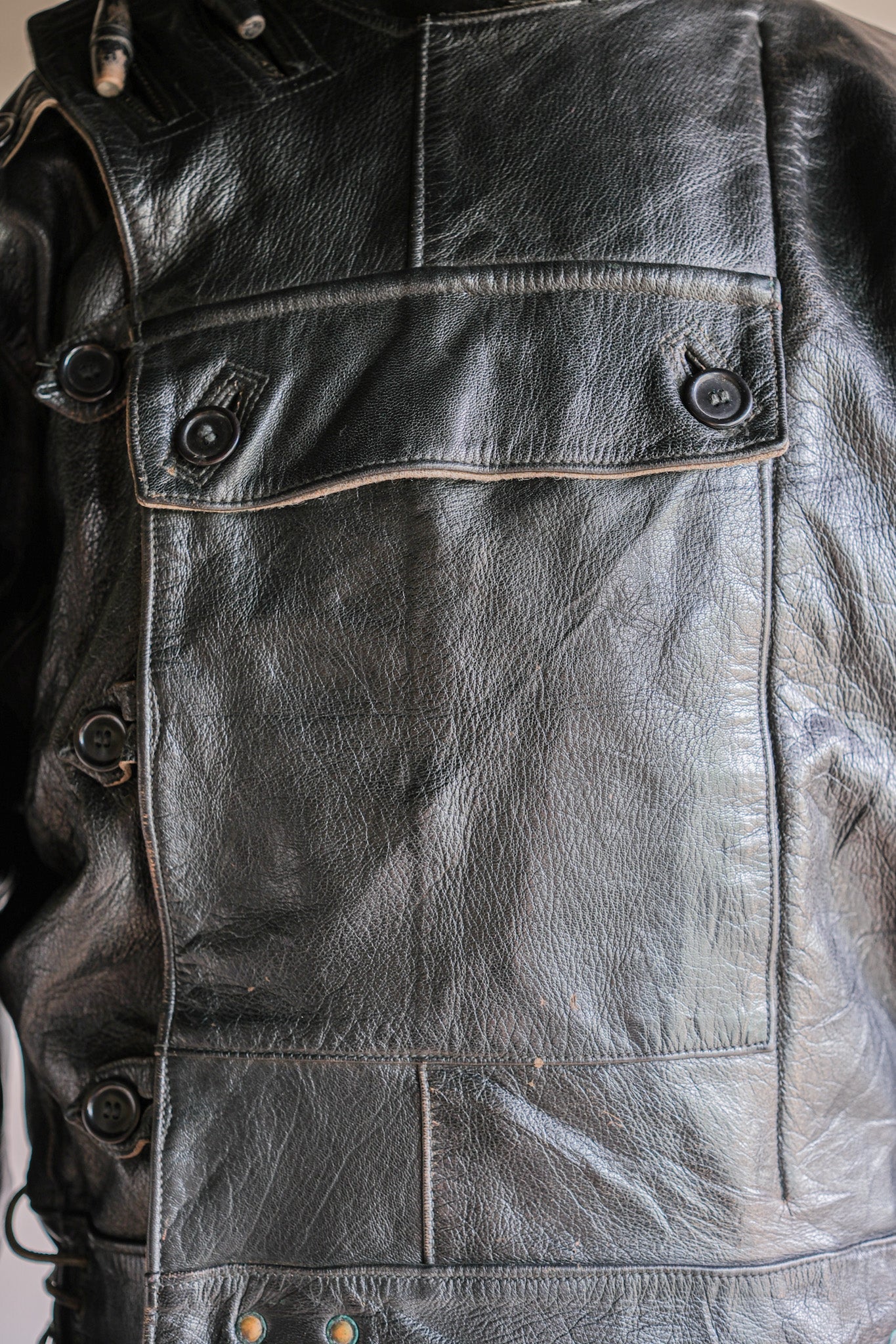 [~ 50's] Sweedish Army Dispatch Rider Motelcycle Jacket Size.50