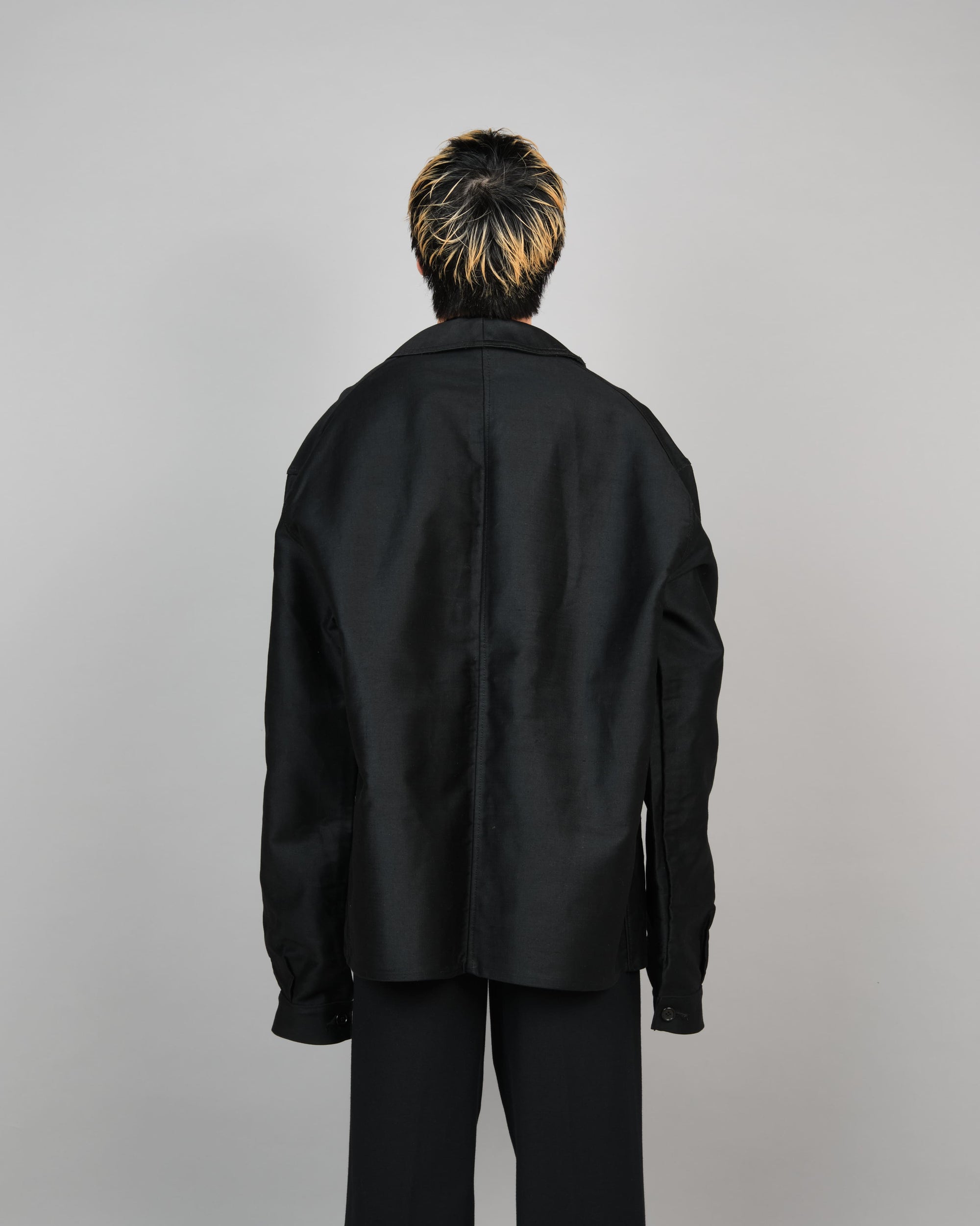 ［~50’s］French Vintage Black Moleskin Work Jacket "Dead Stock"