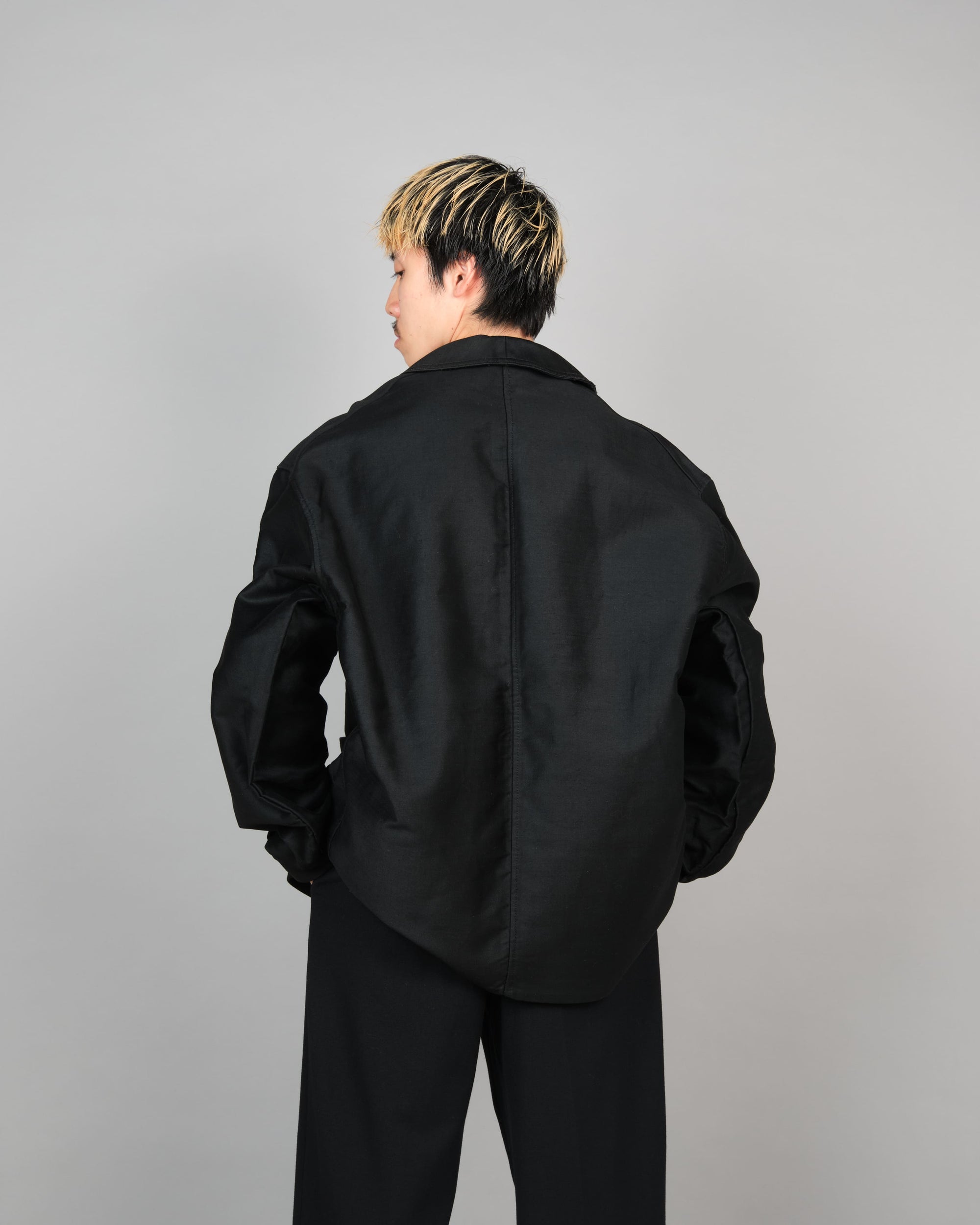 ［~50’s］French Vintage Black Moleskin Work Jacket "Dead Stock"