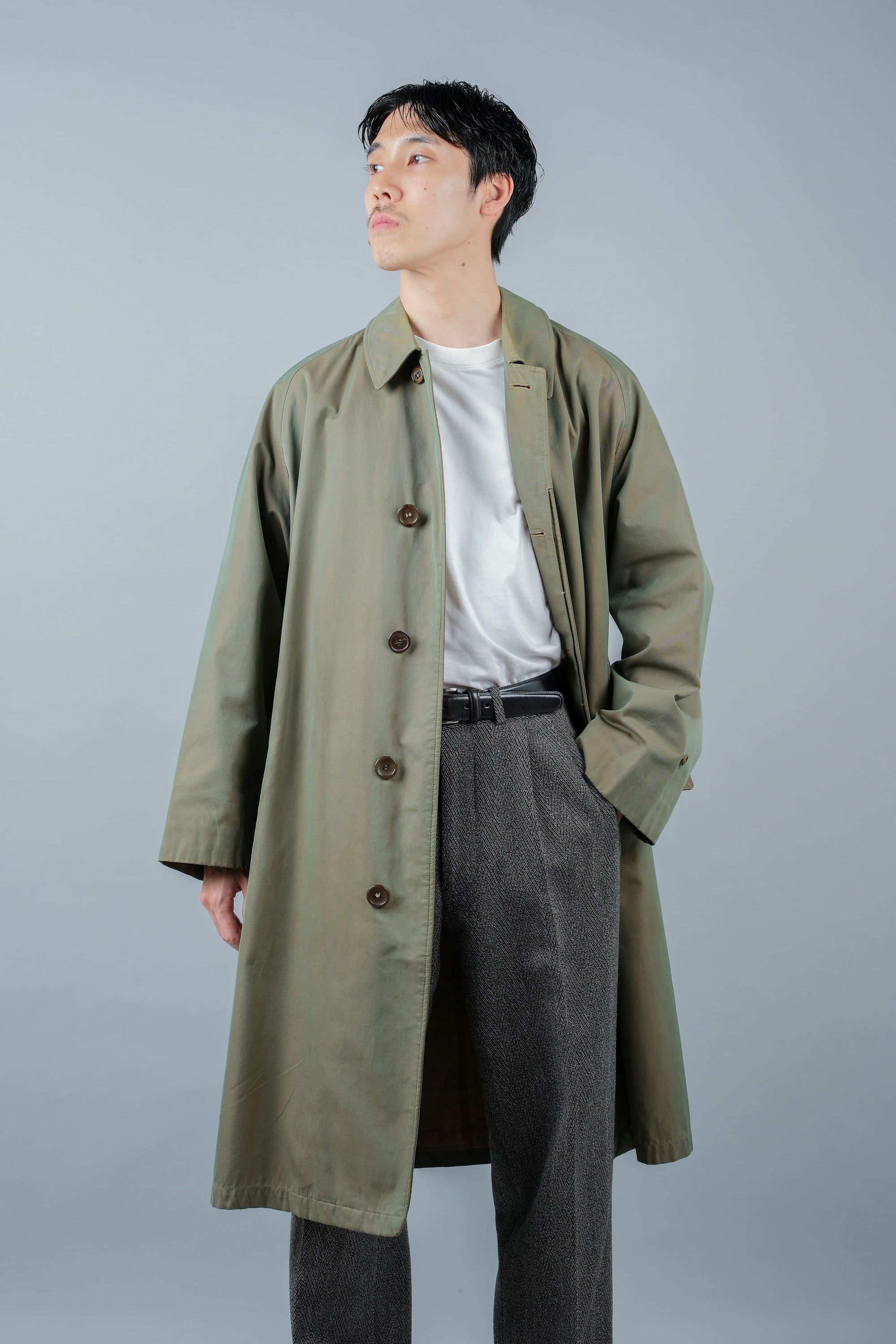【~60's】Vintage Burberrys Single Raglan Balmacaan Coat C100 Size.34REG "COMMANDER Ⅱ" "TAMAMUSHI" "PISSIMBONO GENOA 別注"