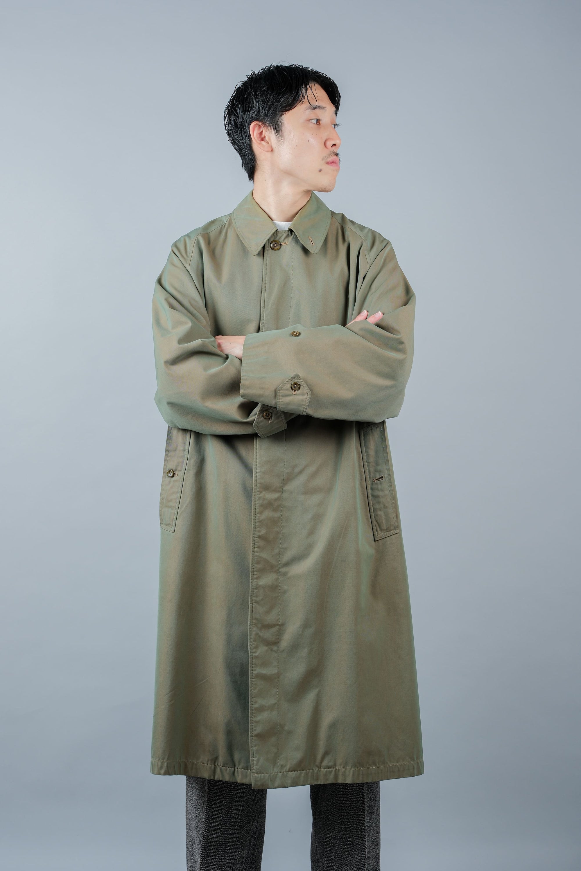 【~60's】Vintage Burberrys Single Raglan Balmacaan Coat C100 Size.34REG "COMMANDER Ⅱ" "TAMAMUSHI" "PISSIMBONO GENOA 別注"