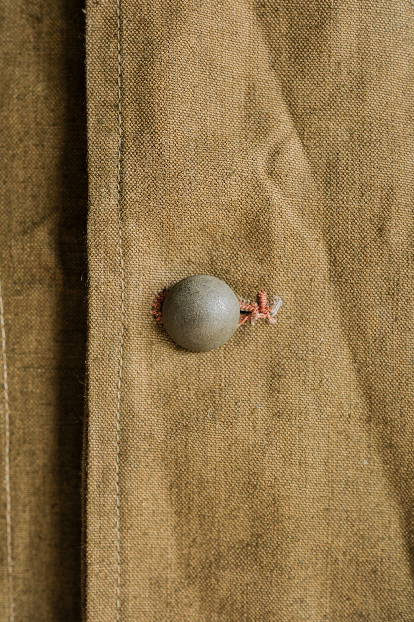 ［~40's］French Army M35 Motorcycle Coat Size.1 "Linen Type" "Dead Stock"