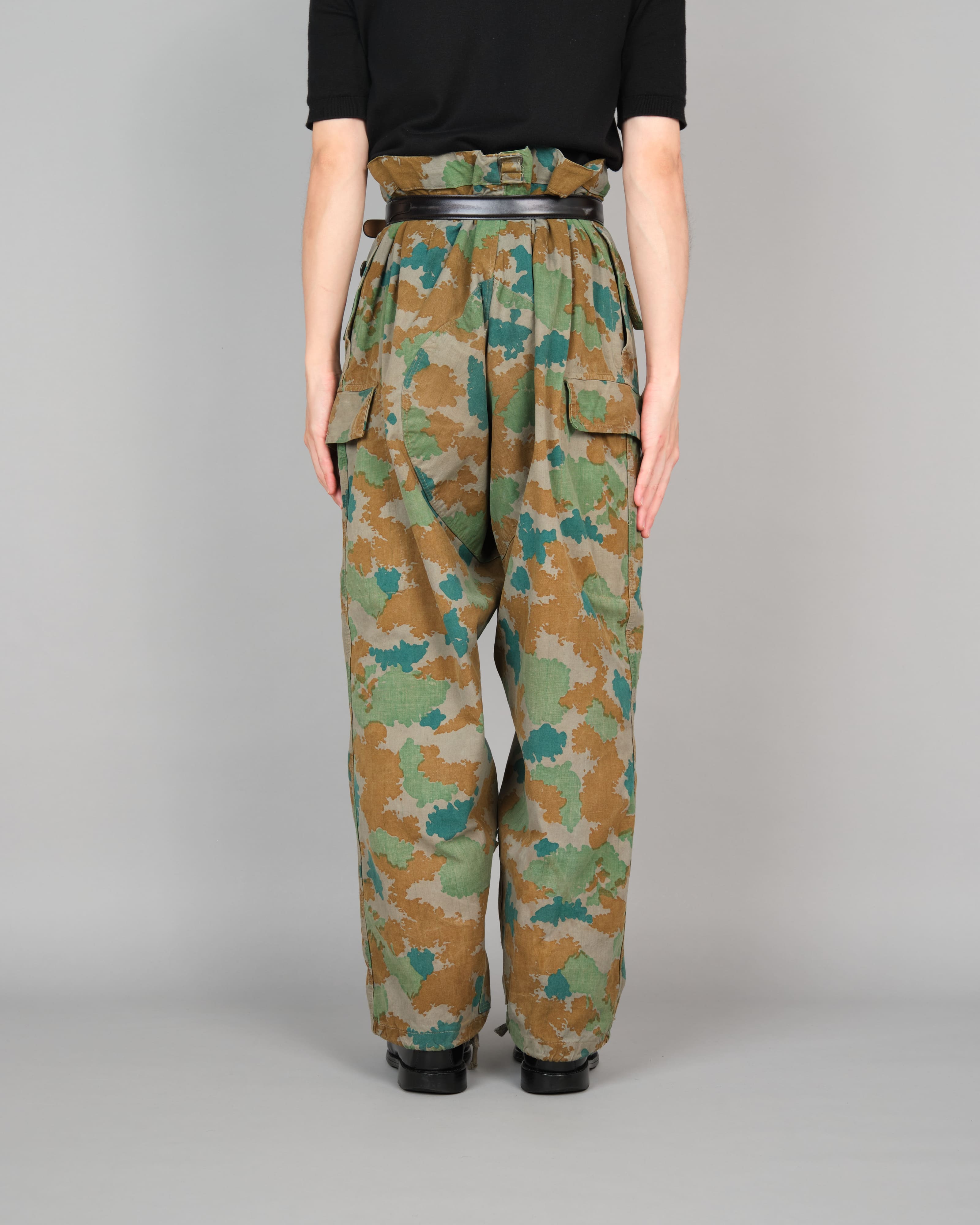 [~ 60's] กองทัพเยอรมัน East Blumenarn Camouflage Sniper กางเกงขนาด 2 "NVA"