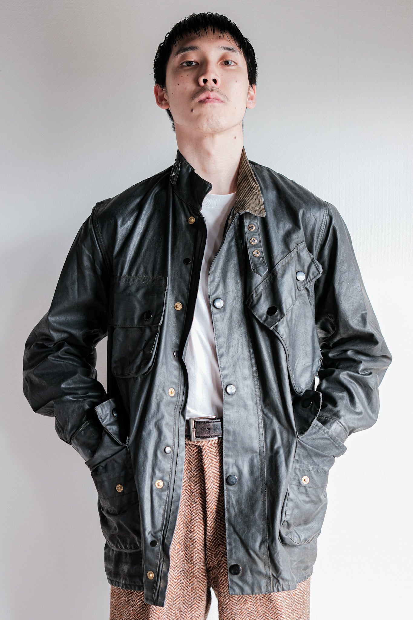［~70's］Vintage Barbour "International Suit" 1 Crest "Gold Label"