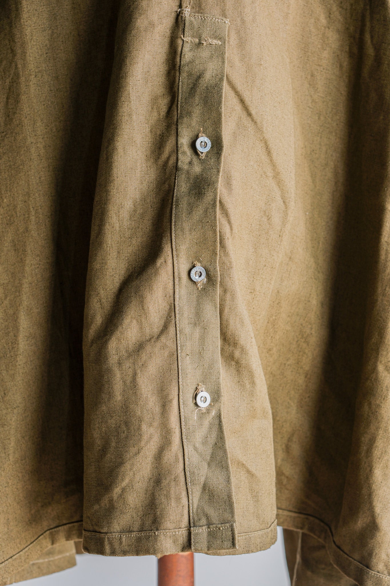 ［~40's］French Army M35 Motorcycle Coat Size.1 "Linen Type" "Dead Stock"