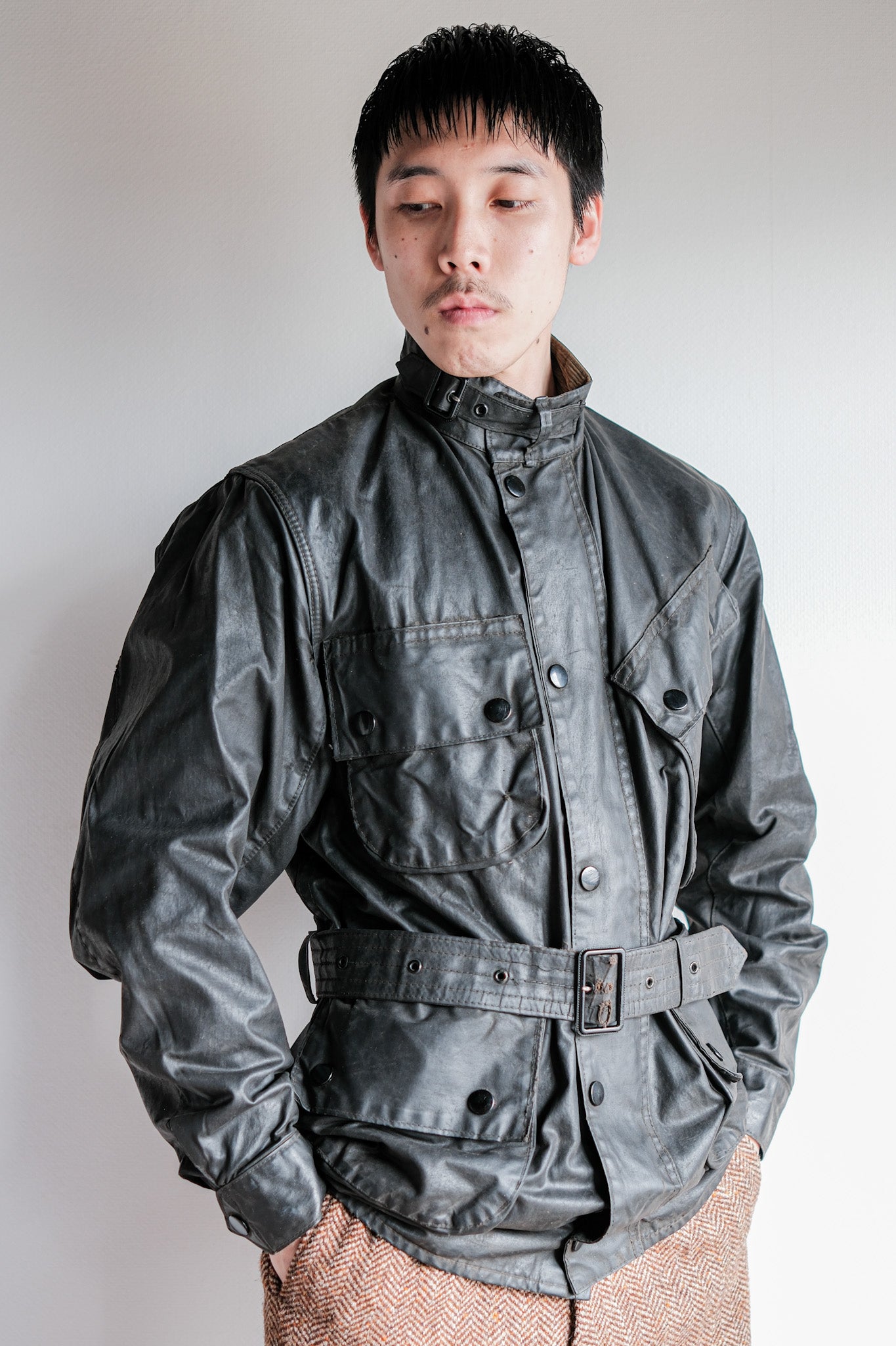 ［~70's］Vintage Barbour "International Suit" 1 Crest "Gold Label"