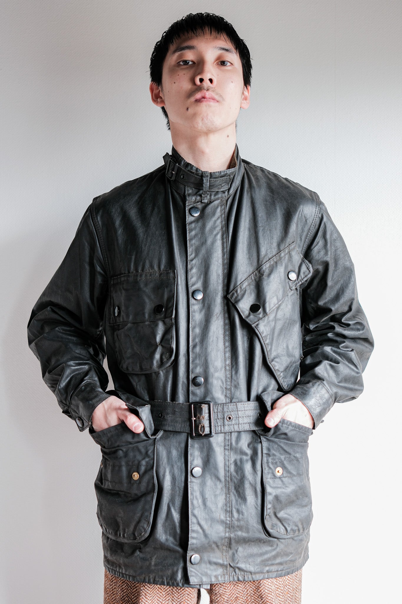 ［~70's］Vintage Barbour "International Suit" 1 Crest "Gold Label"