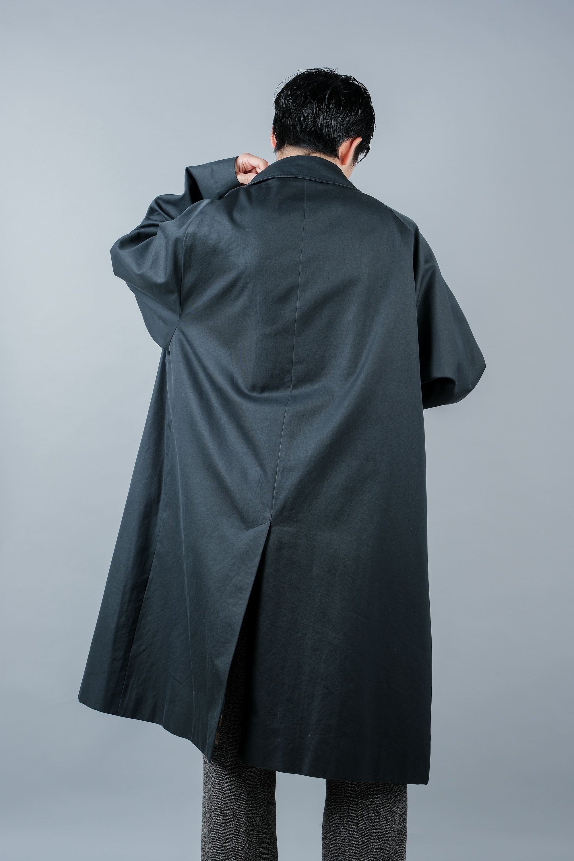 【~60's】Vintage Aquascutum Single Raglan Balmacaan Coat C100 Size.44REG "Aqua 5" "STEINHARDT 別注"