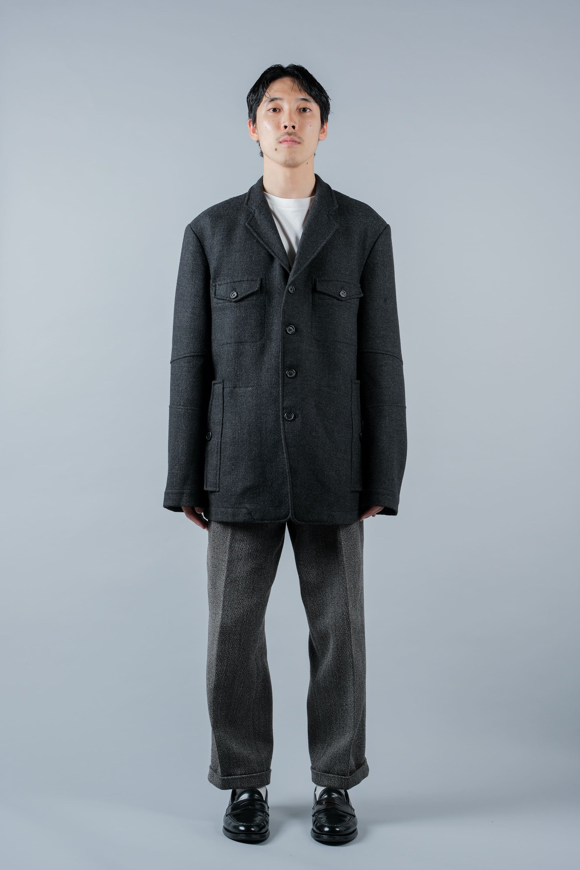 ［~00’s］Old DRIES VAN NOTEN 4 Pockets Wool Lapel Jacket