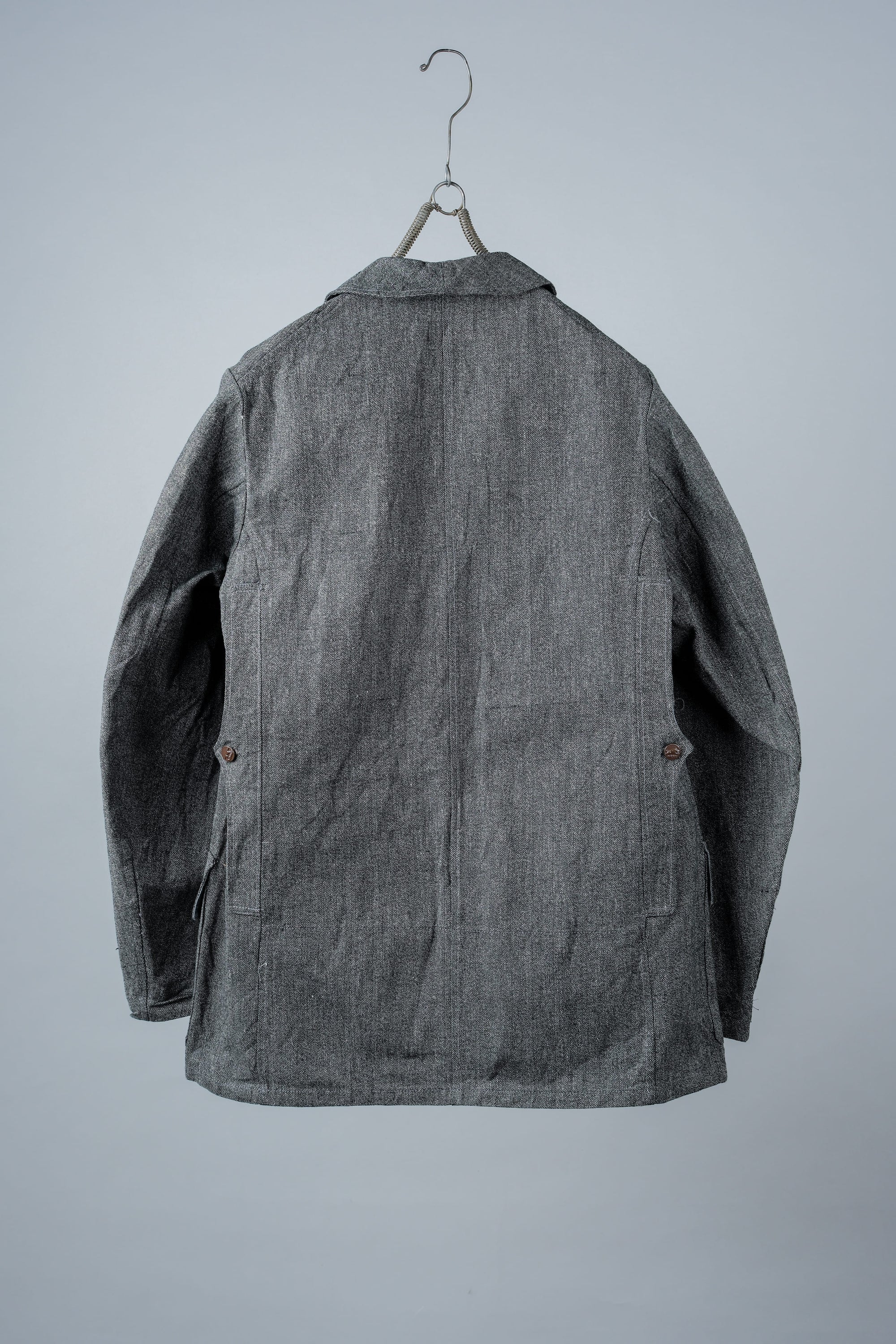 ［~30’s］French Vintage Salt & Pepper Cotton Twill Hunting Jacket