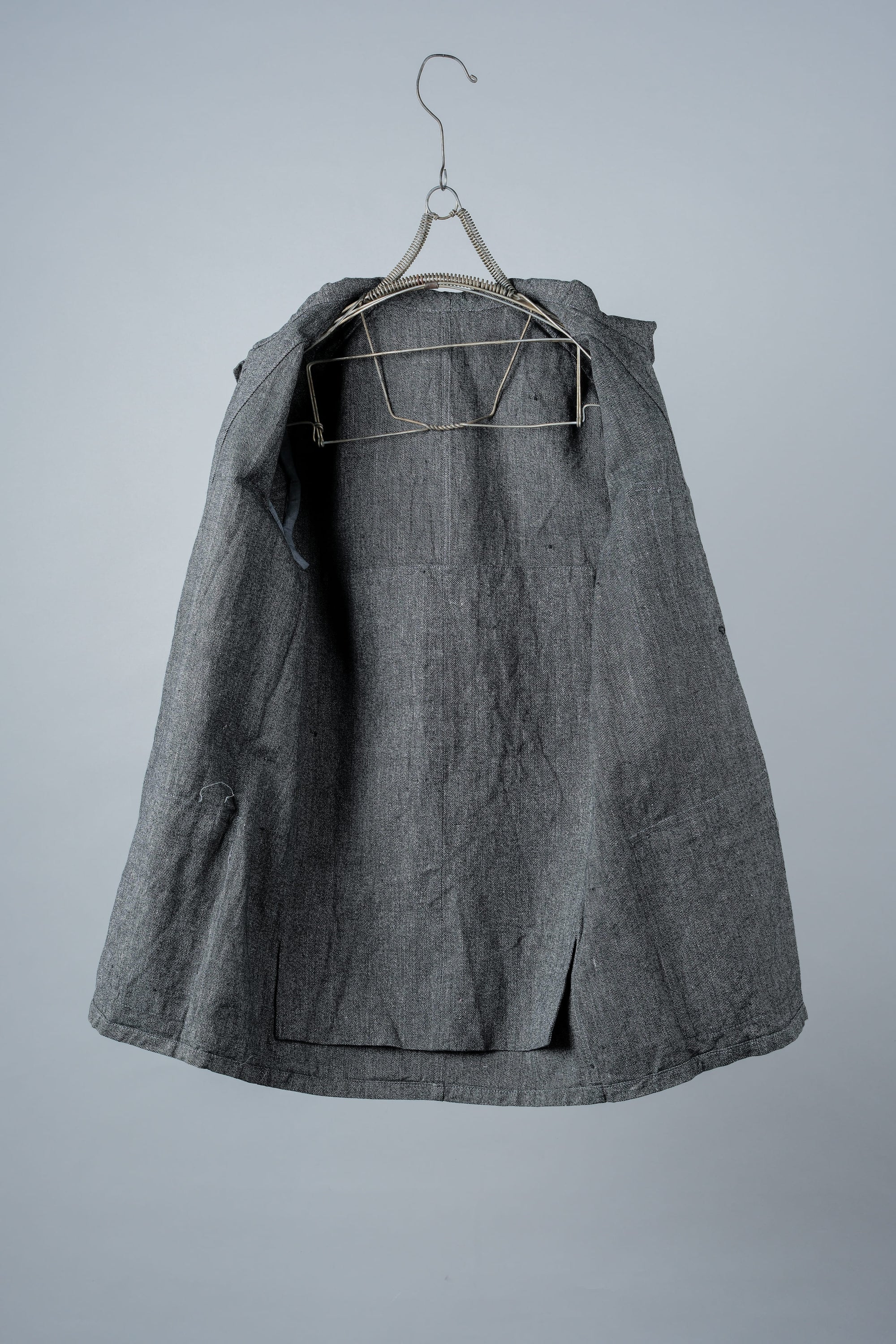 ［~30’s］French Vintage Salt & Pepper Cotton Twill Hunting Jacket