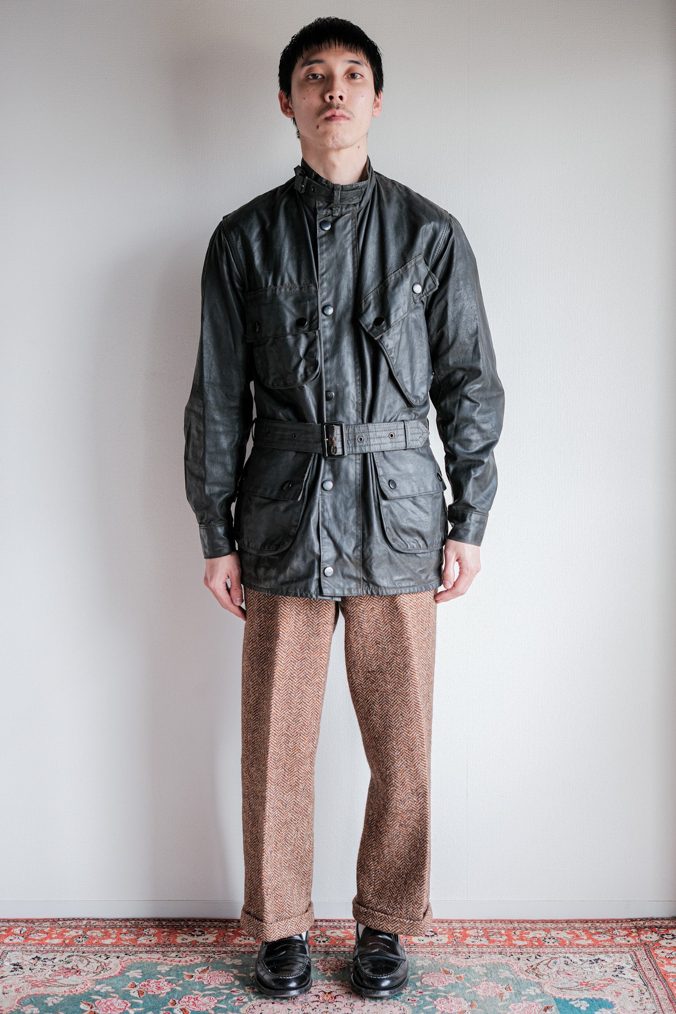 ［~70's］Vintage Barbour "International Suit" 1 Crest "Gold Label"