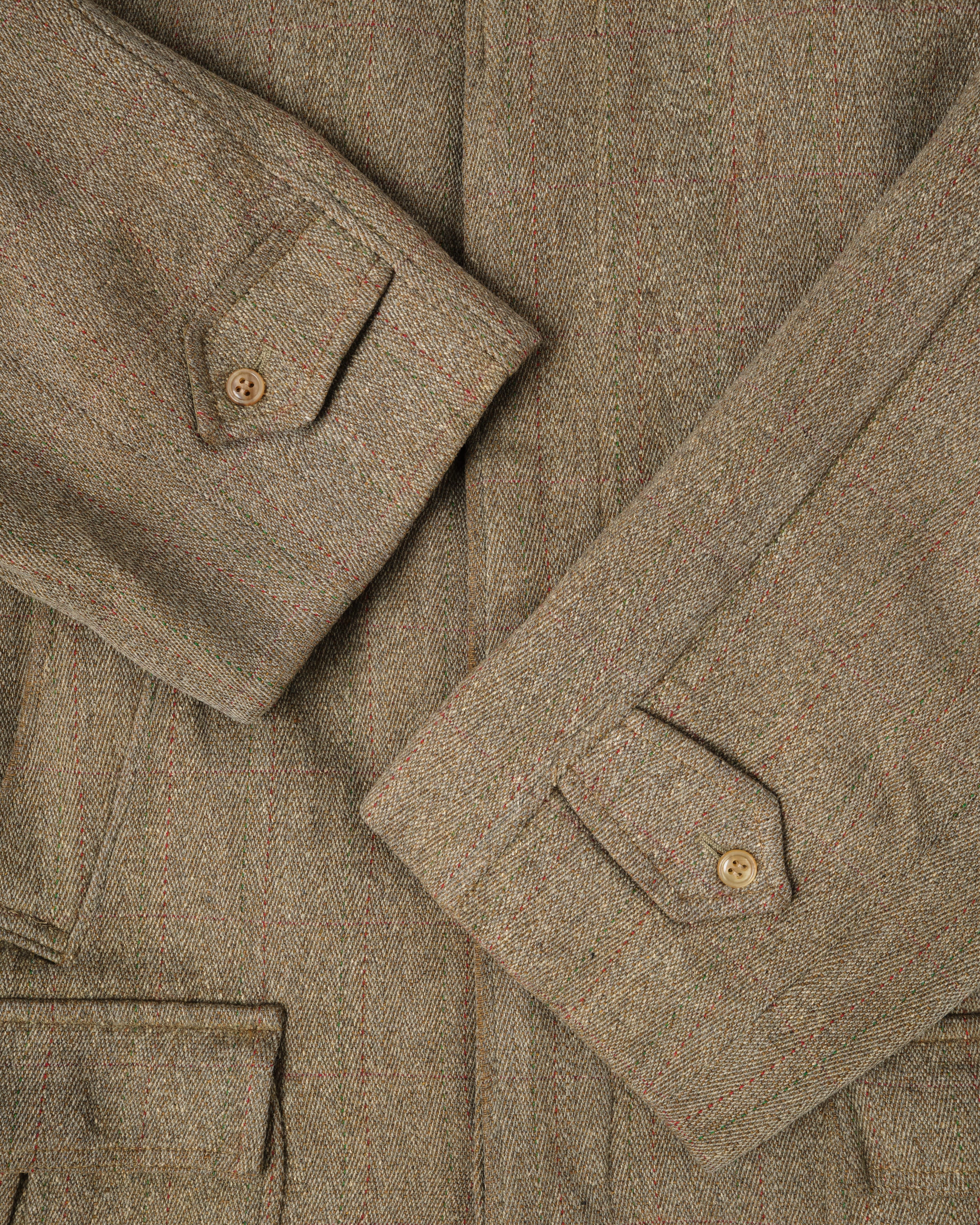 [~60's] Old INVERTERE Wool Tweed Hunting Coat Size.46 "J.C.CORDINGS & CO.LTD Special Order"