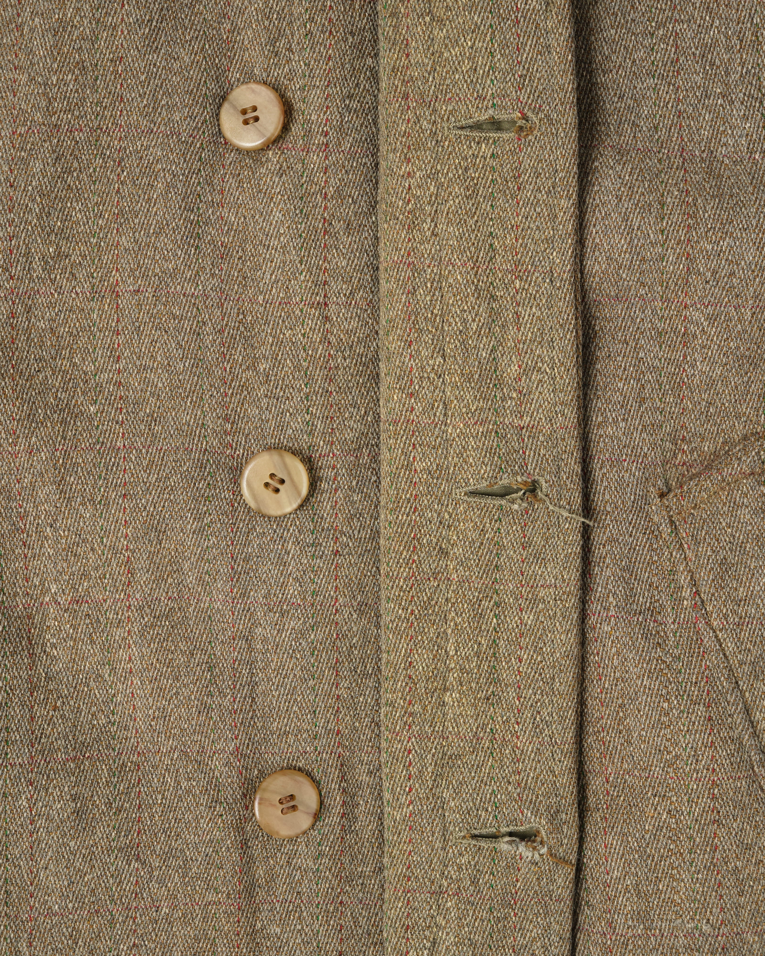 [~60's] Old INVERTERE Wool Tweed Hunting Coat Size.46 "J.C.CORDINGS & CO.LTD Special Order"