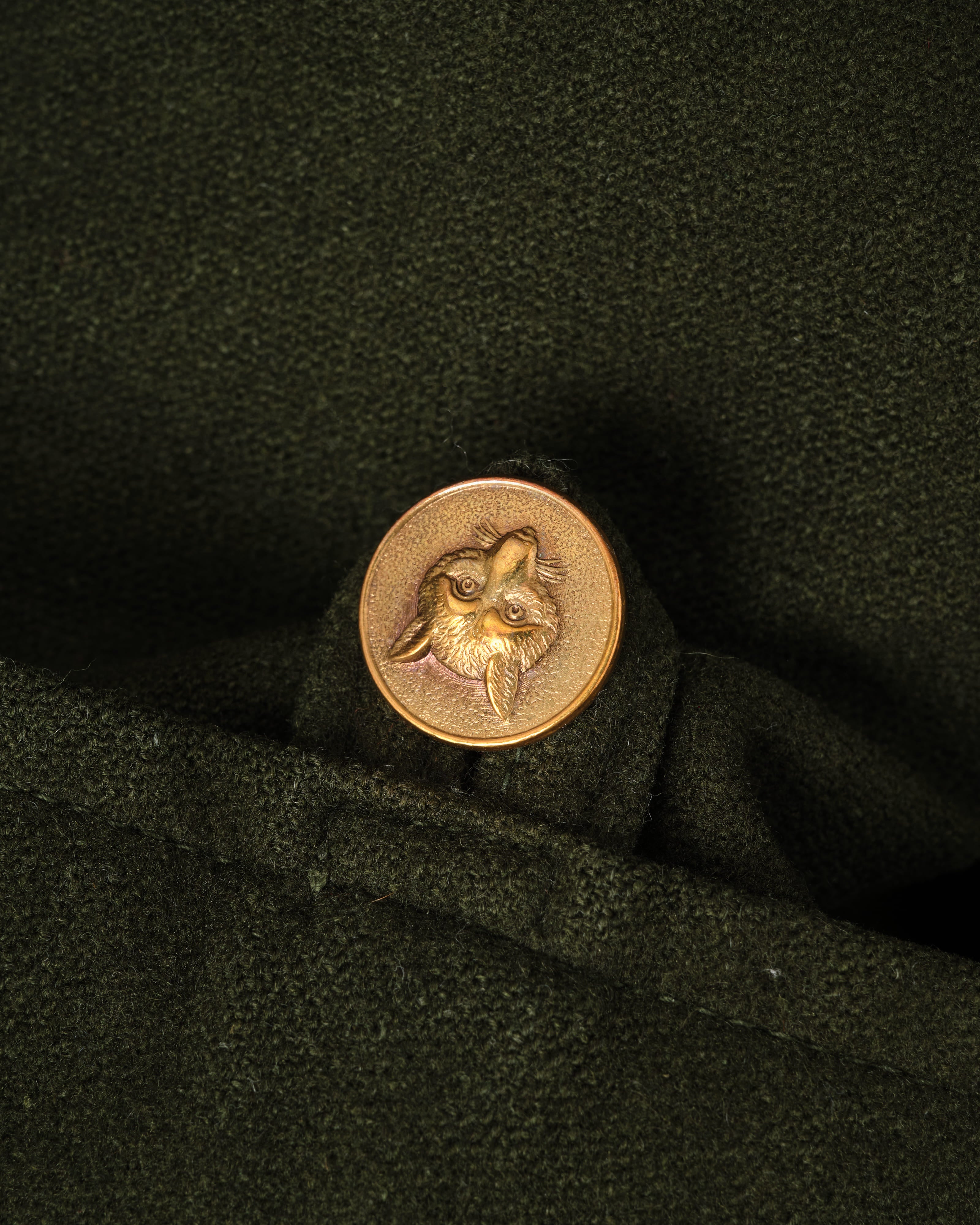 [~60's] Old INVERTERE Wool Tweed Hunting Coat Size.46 "J.C.CORDINGS & CO.LTD Special Order"