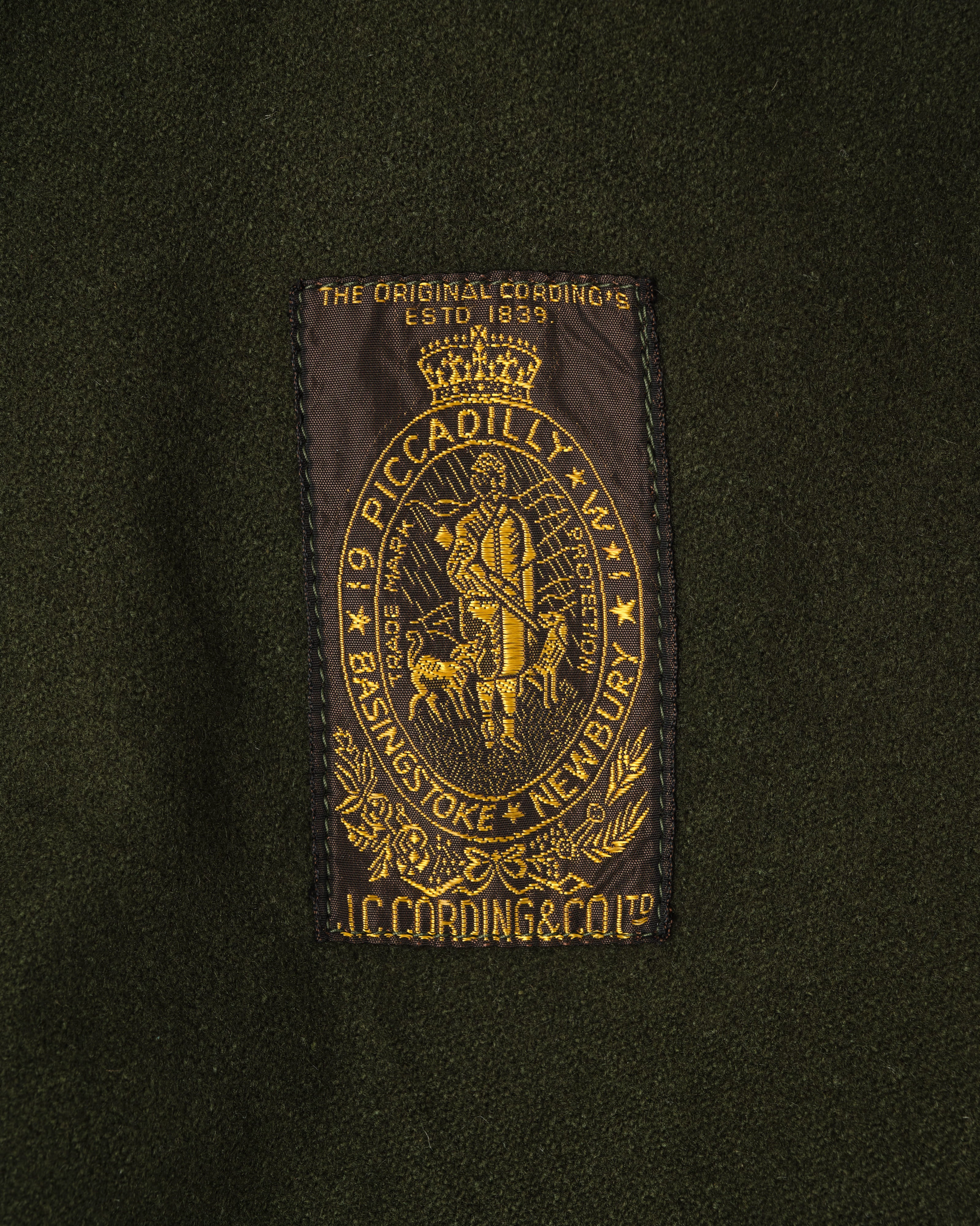 [~60's] Old INVERTERE Wool Tweed Hunting Coat Size.46 "J.C.CORDINGS & CO.LTD Special Order"
