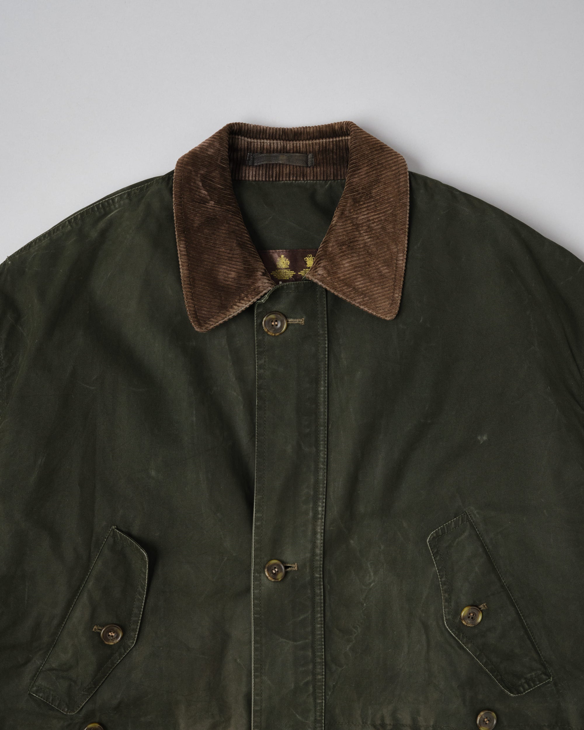 ［~90's］Vintage Barbour Ventile Jacket "ENDURANCE" 3 Crest Size.44
