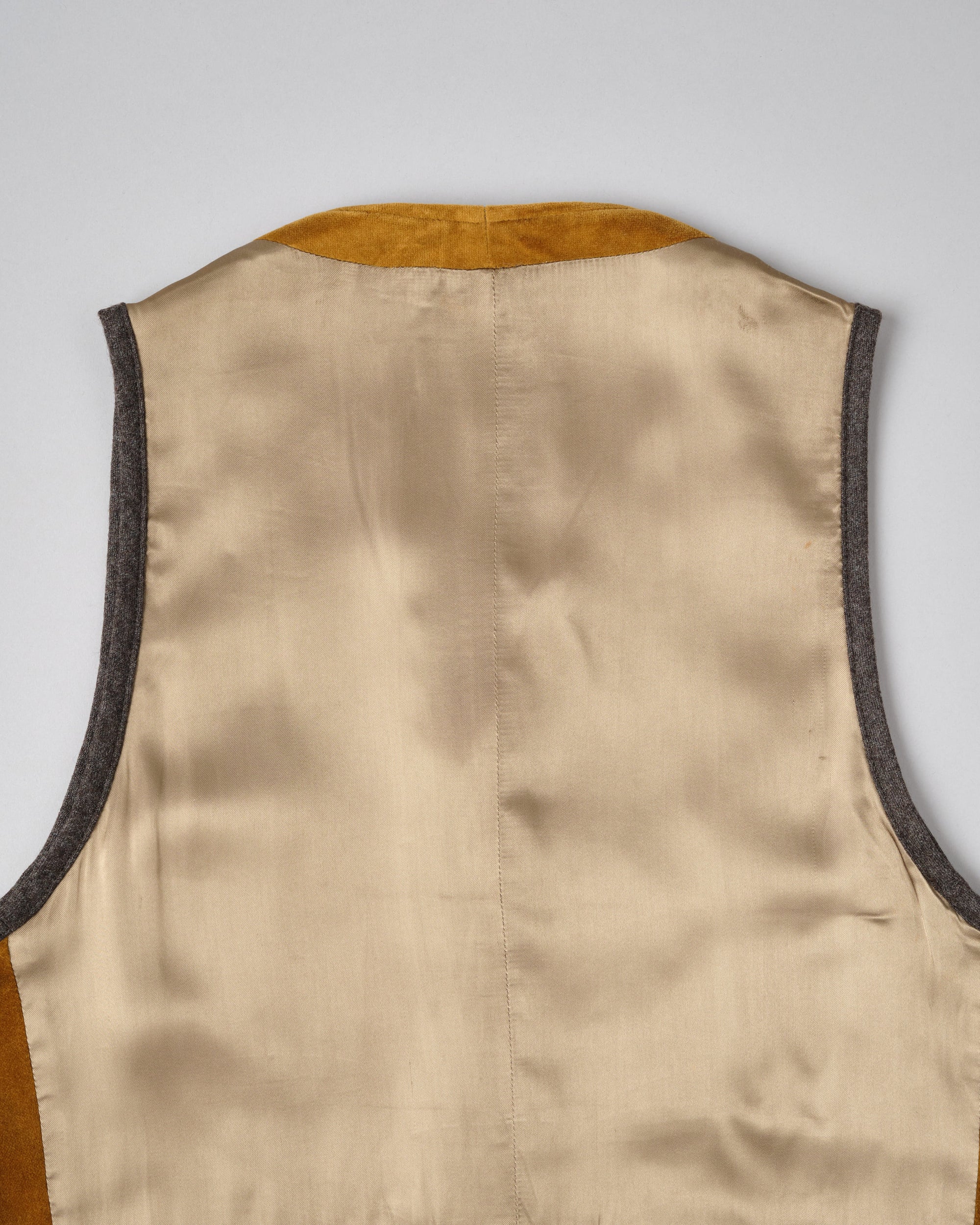 ［~90’s］Old DRIES VAN NOTEN Mixed Cotton Velour Vest Size.50
