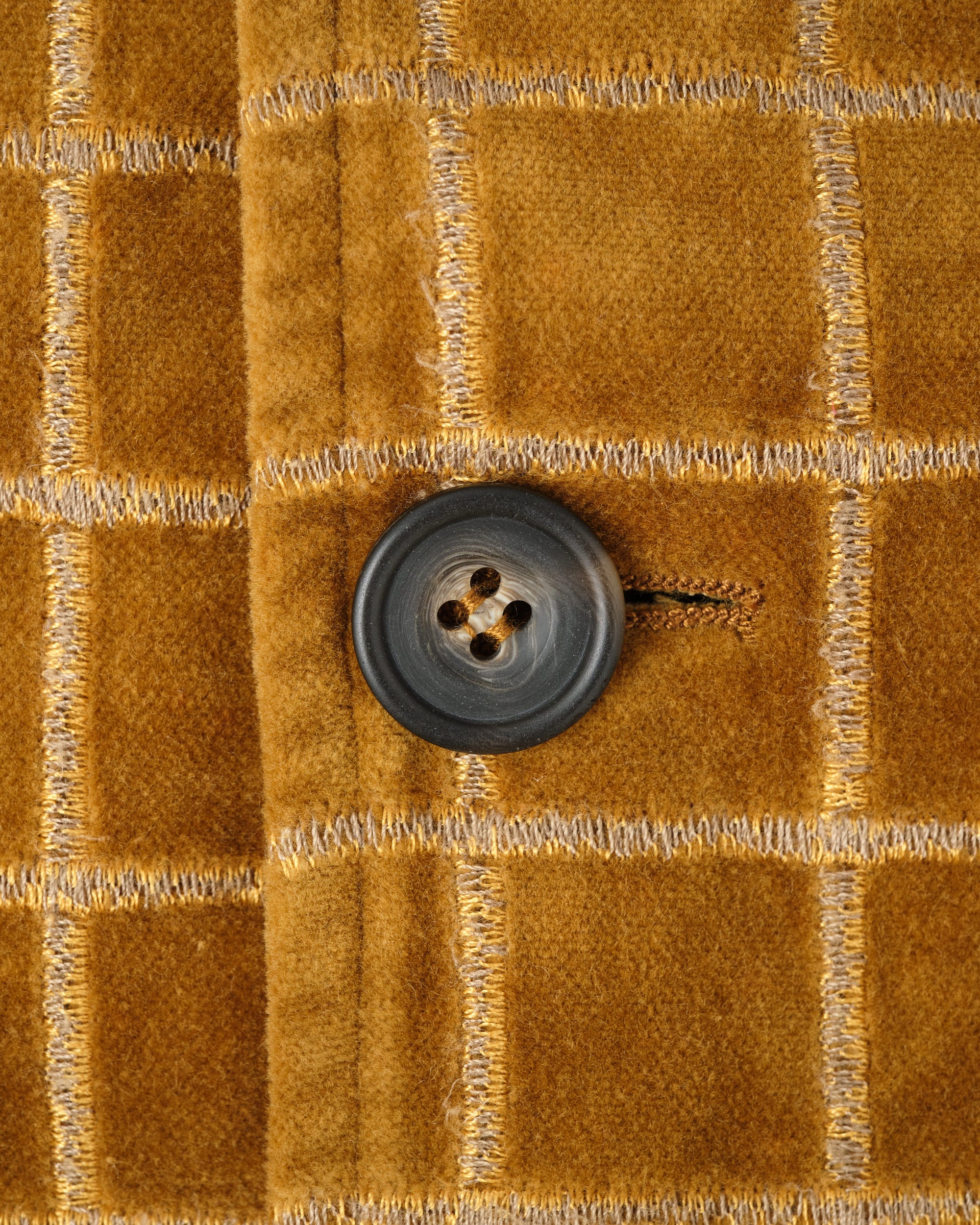 ［~90’s］Old DRIES VAN NOTEN Mixed Cotton Velour Vest Size.50