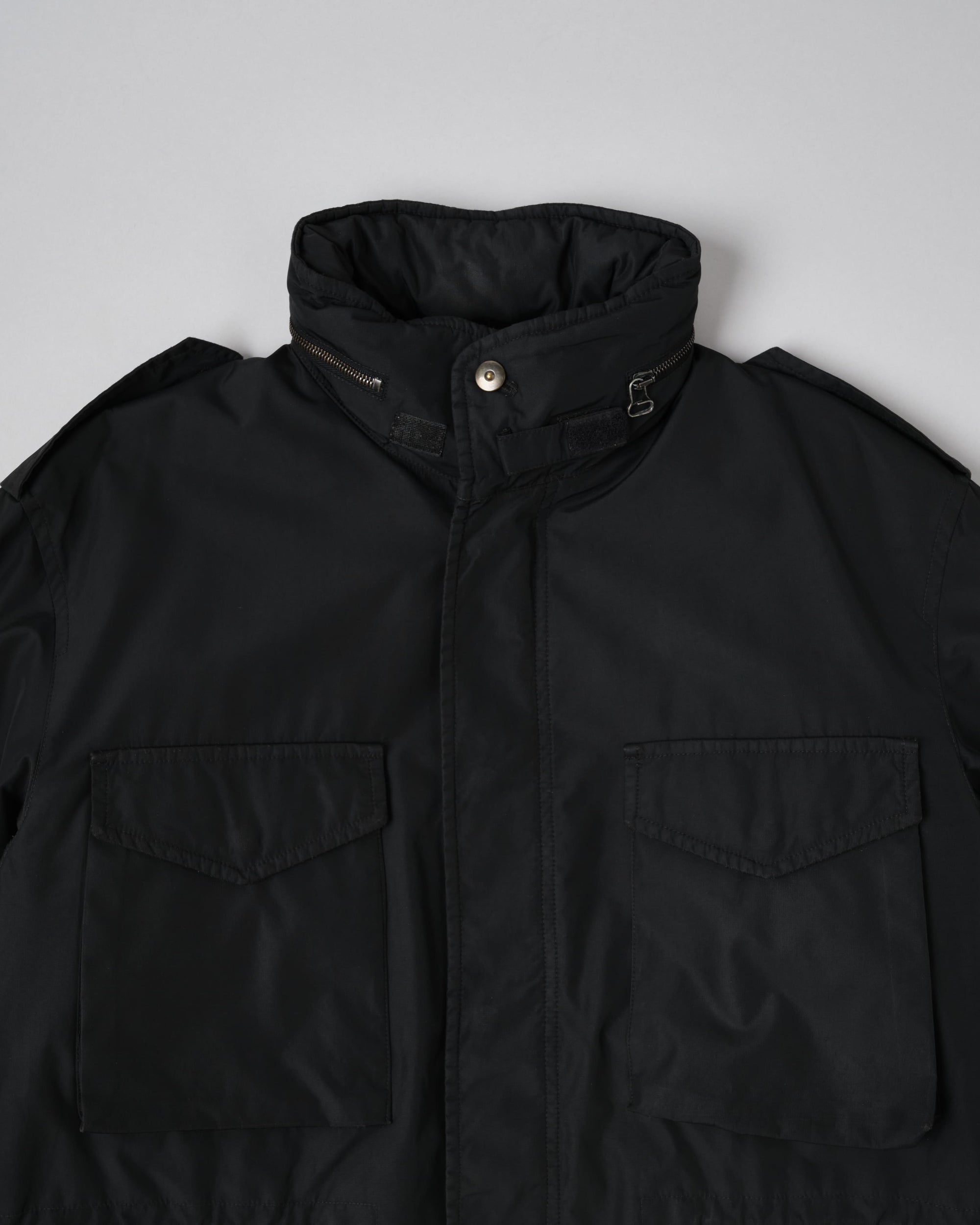 【~90’s】Old allegri M-65 Type Black Nylon Jacket Size.48