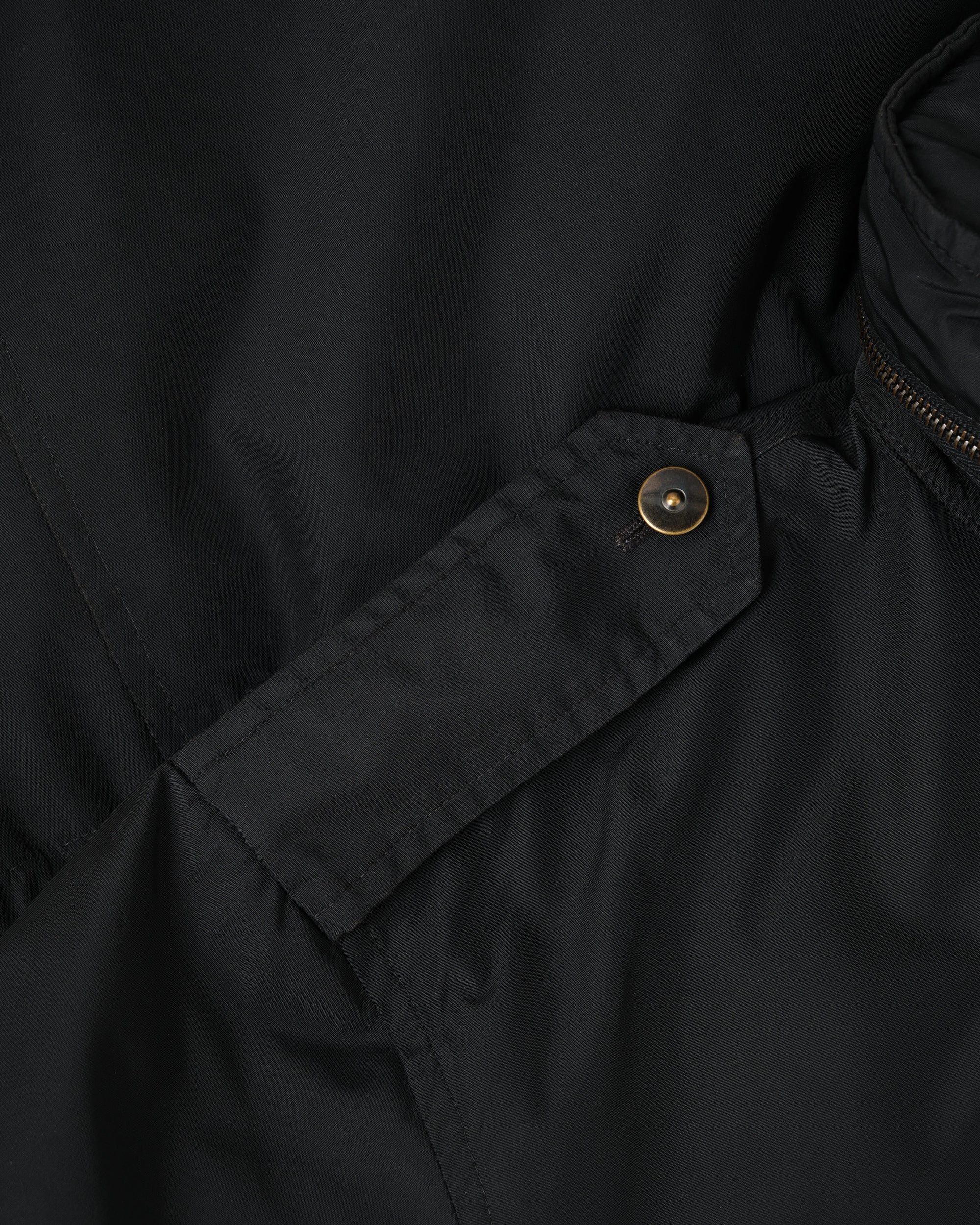 【~90’s】Old allegri M-65 Type Black Nylon Jacket Size.48