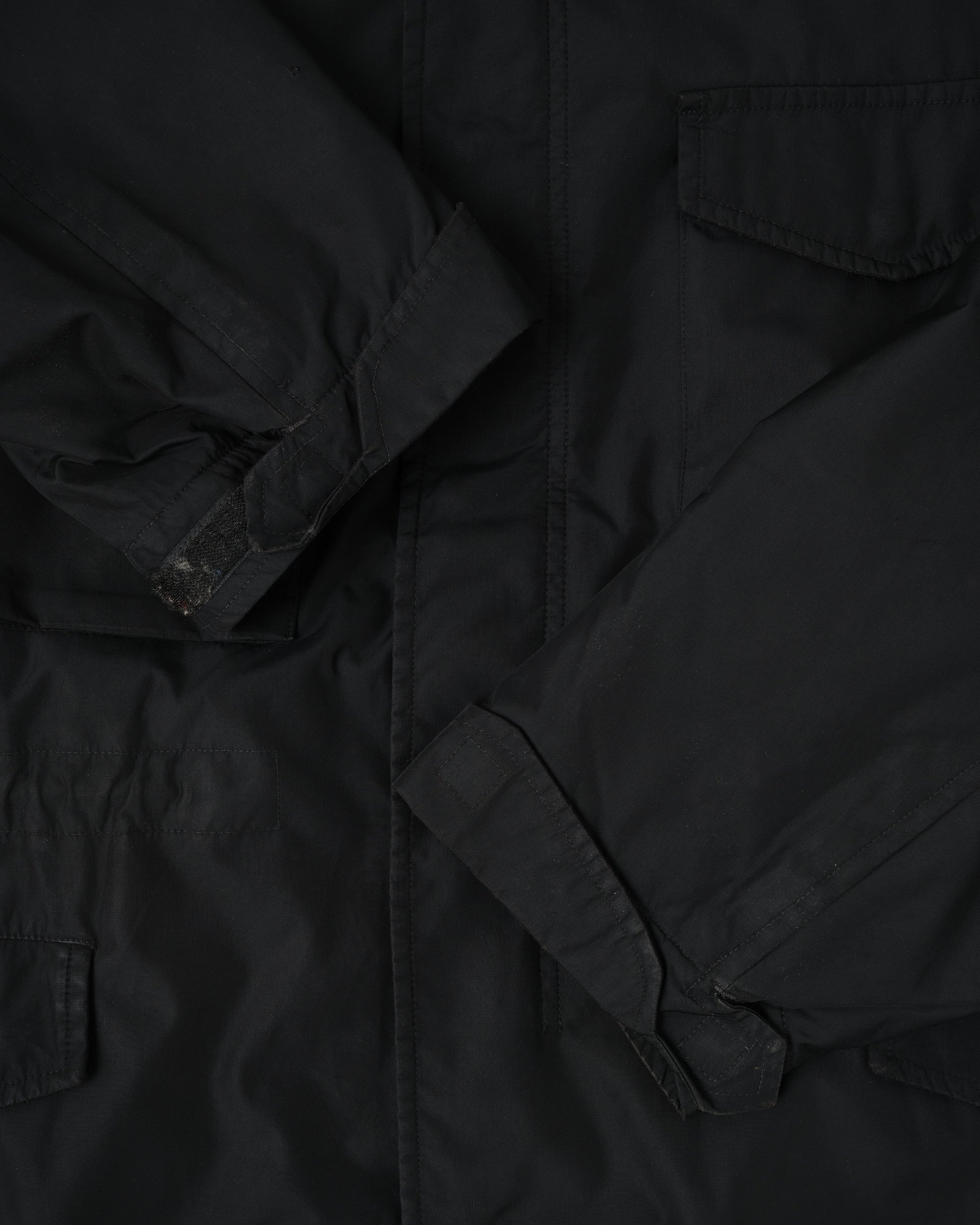 【~90’s】Old allegri M-65 Type Black Nylon Jacket Size.48