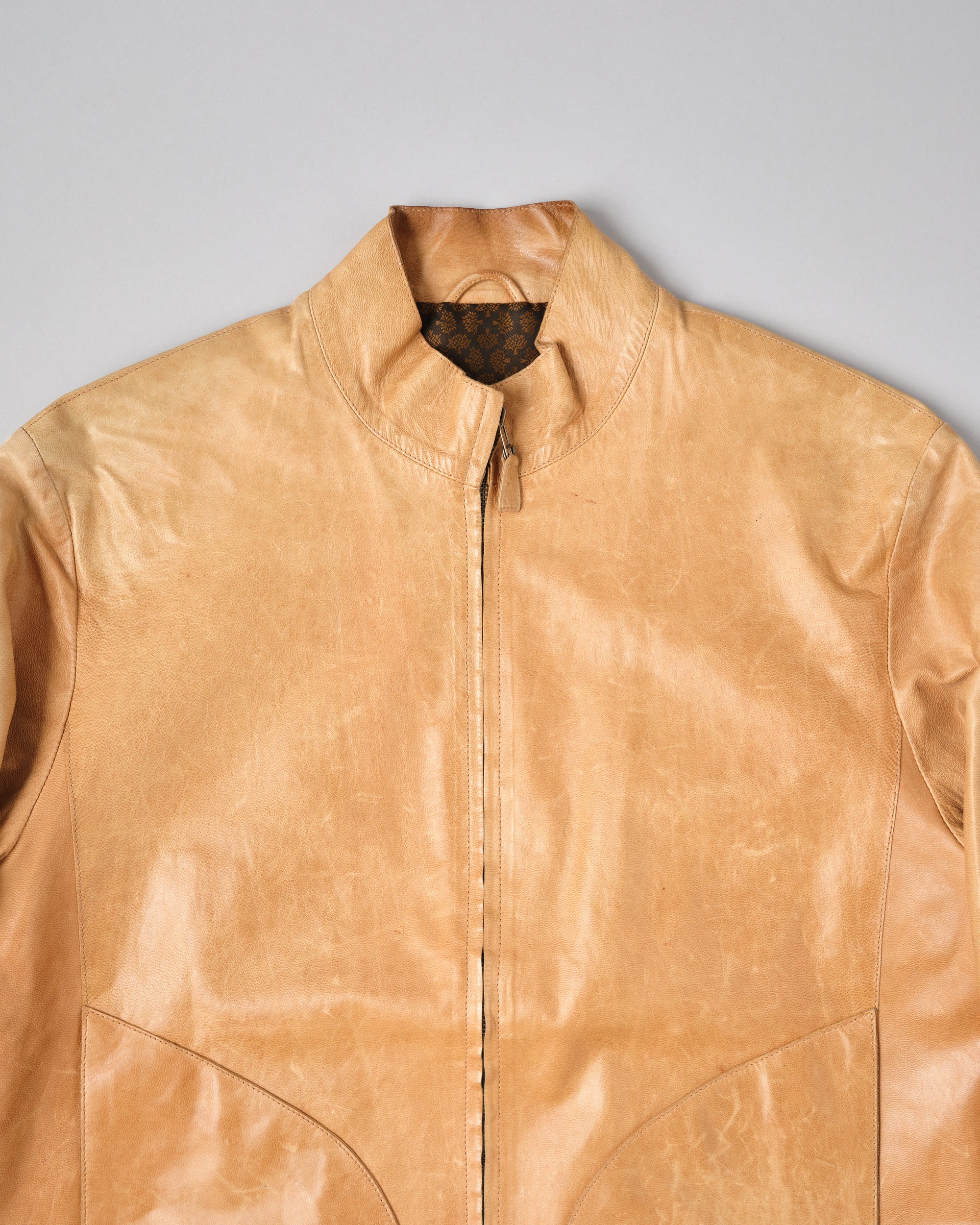［~90’s］Old MULBERRY Leather Jacket Size.42
