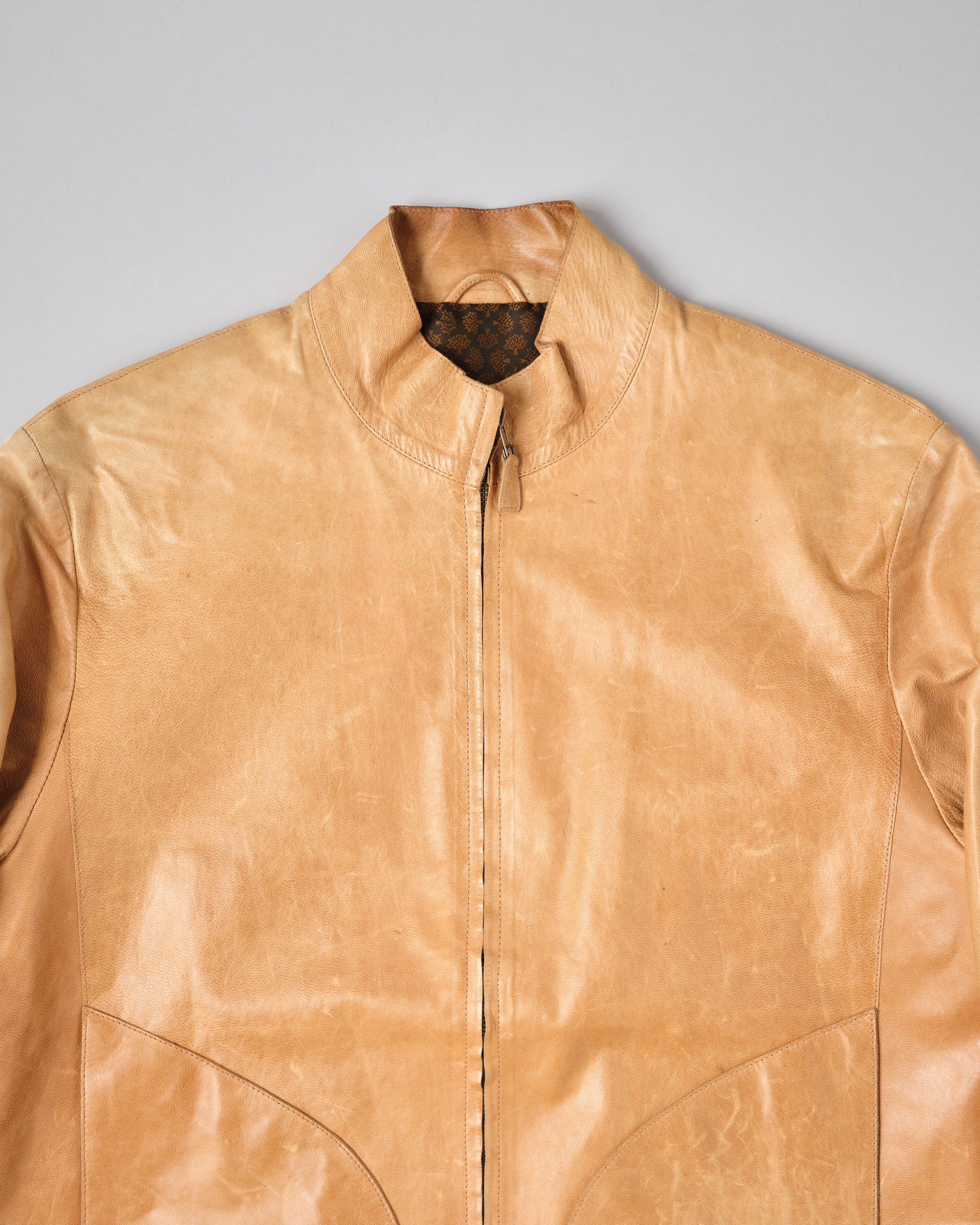 [~ 90's] vieille veste en cuir de mûrie.42