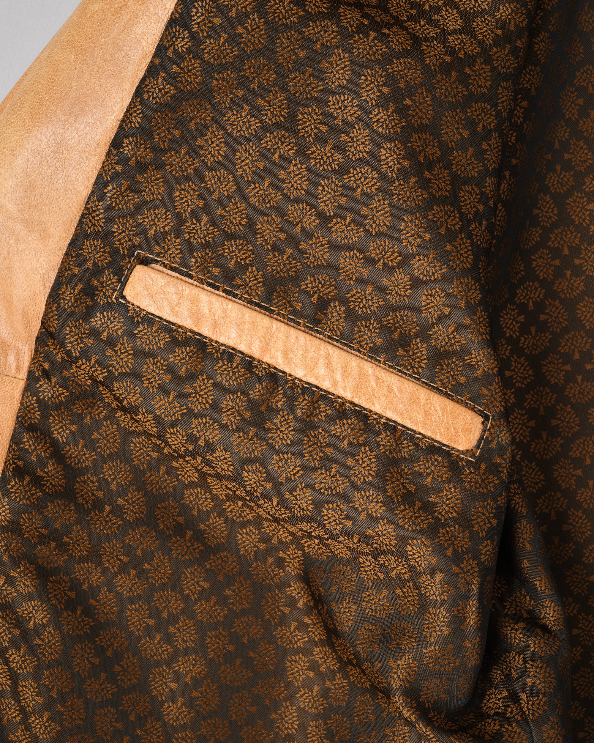 ［~90’s］Old MULBERRY Leather Jacket Size.42