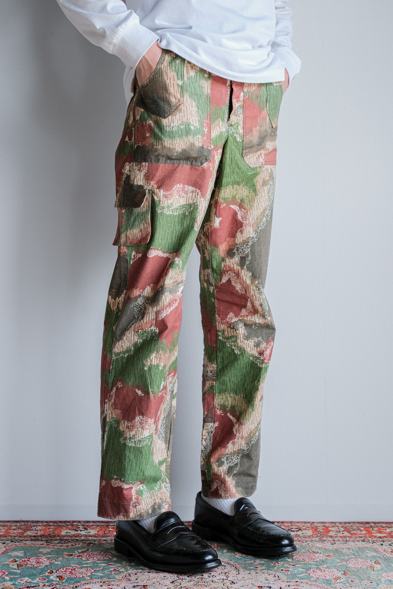 [~ 60's] Czechoslovakian Army Sumpfmster Pattern Camouflage Trousers "Localmade"