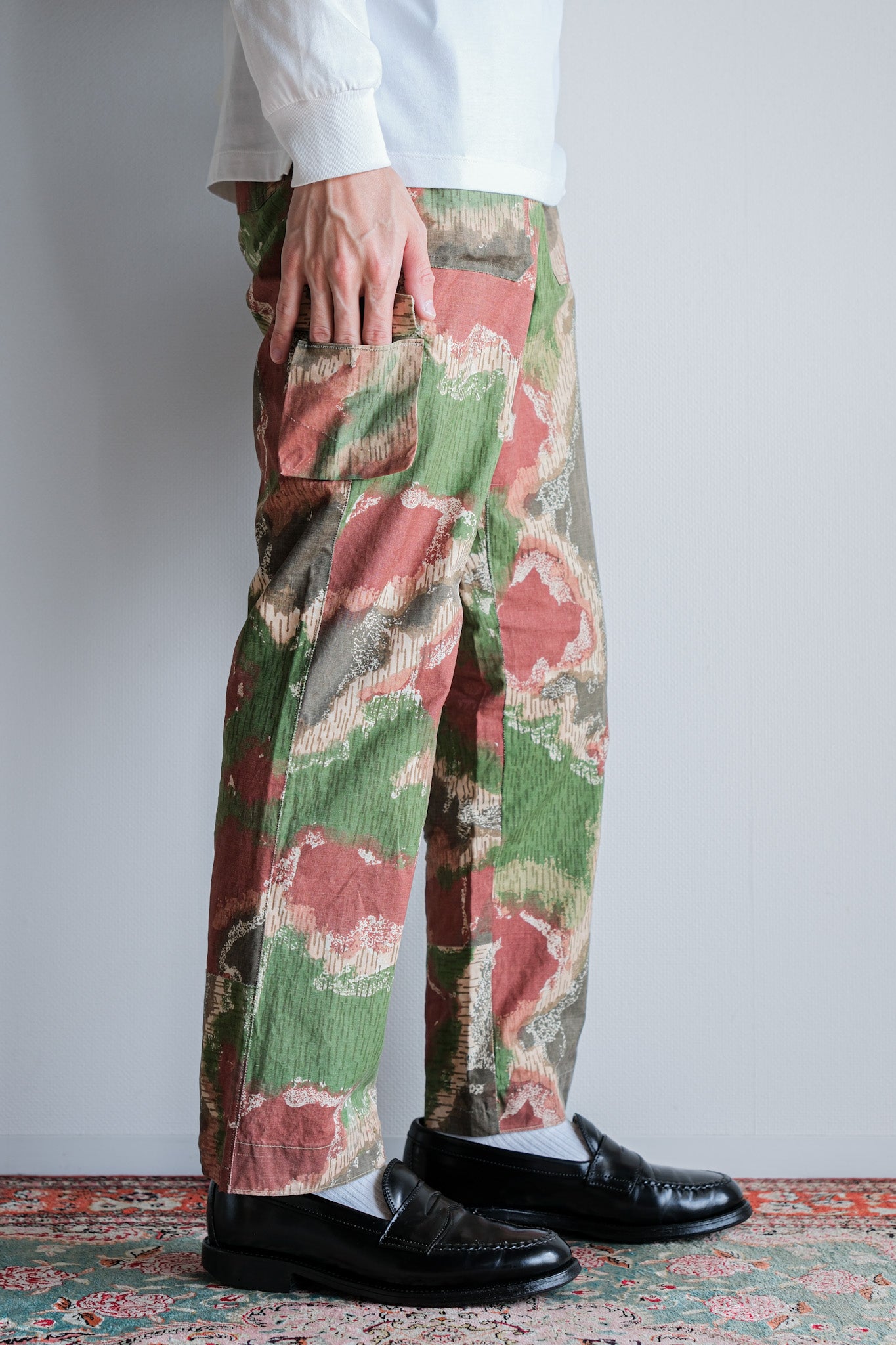 ［~60's］Czechoslovakian Army Sumpfmuster Pattern Camouflage Trousers "Localmade"