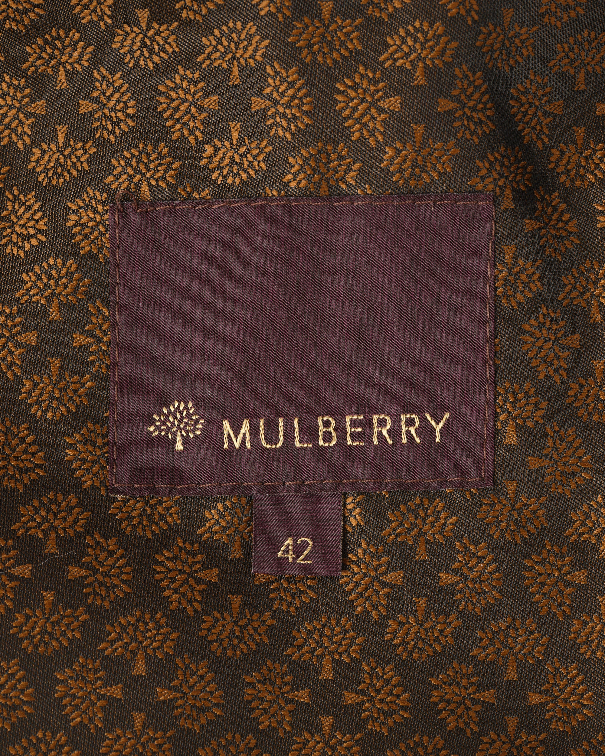 ［~90’s］Old MULBERRY Leather Jacket Size.42