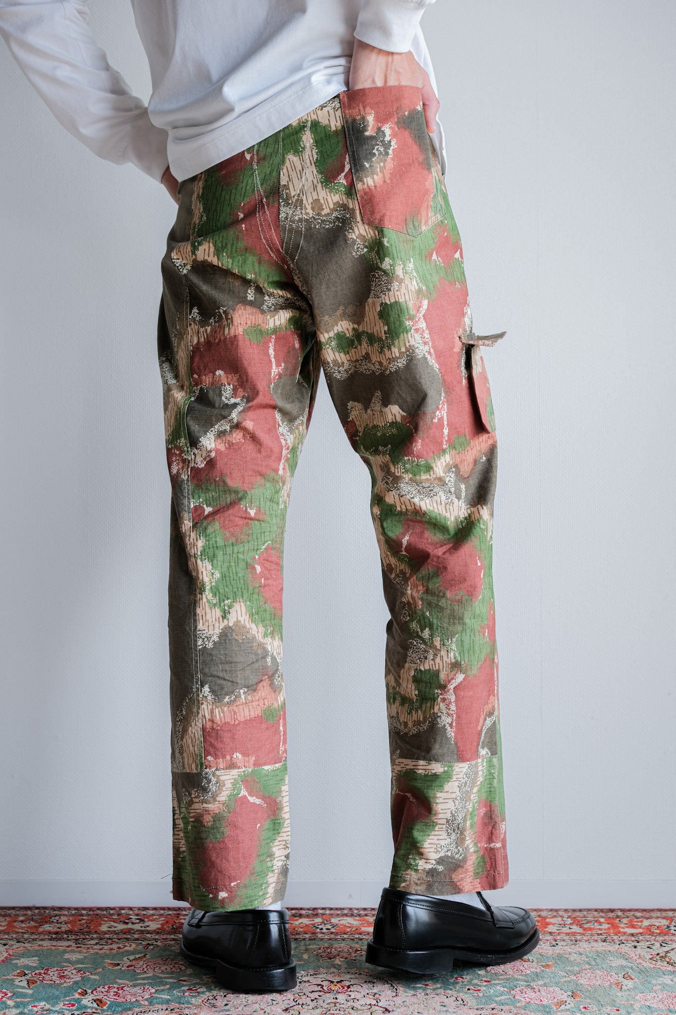 ［~60's］Czechoslovakian Army Sumpfmuster Pattern Camouflage Trousers "Localmade"