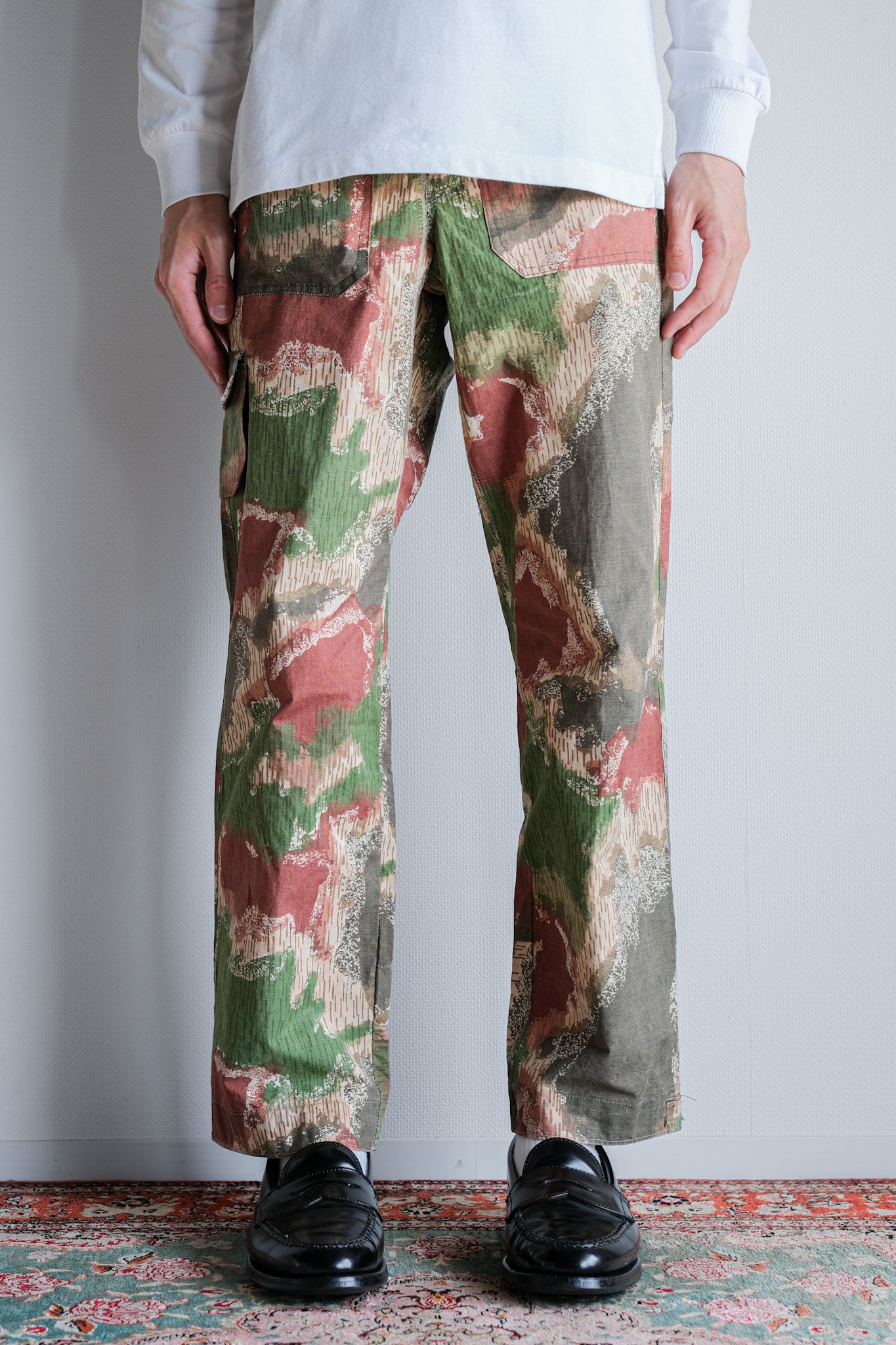 【~60's】Czechoslovakian Army Sumpfmuster Pattern Camouflage Trousers "Localmade"