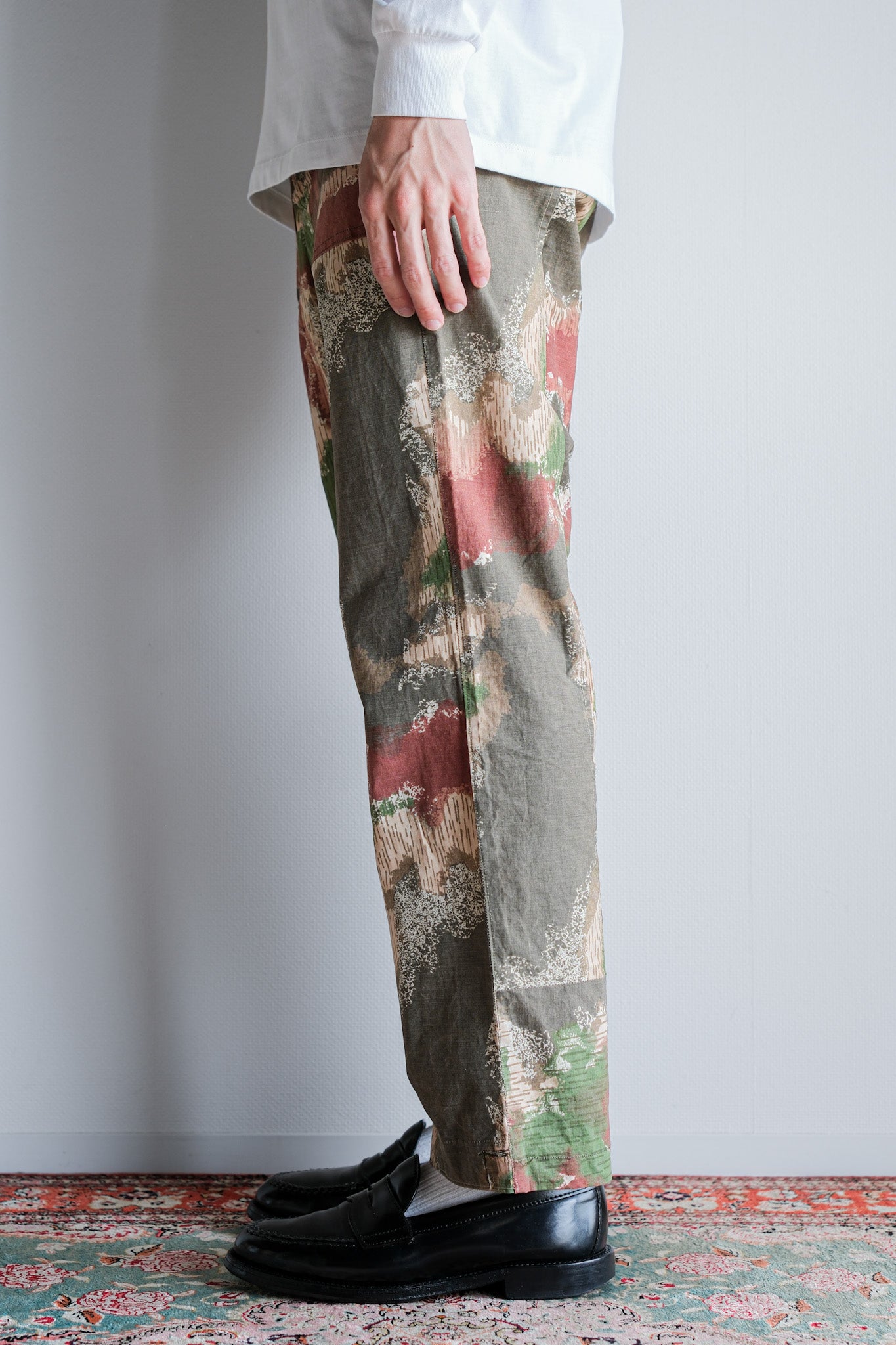 ［~60's］Czechoslovakian Army Sumpfmuster Pattern Camouflage Trousers "Localmade"