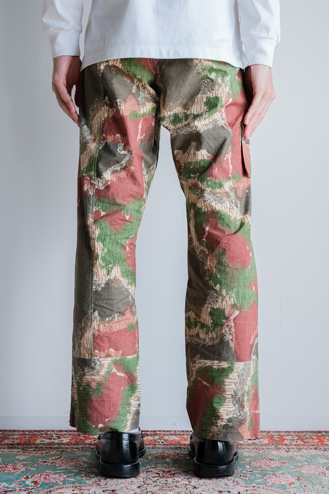 ［~60's］Czechoslovakian Army Sumpfmuster Pattern Camouflage Trousers "Localmade"