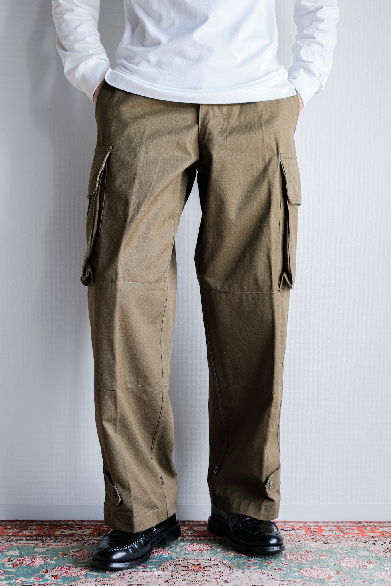 [~ 60's] French Army M47 Field Trousers Size.23 "Dead Stock"