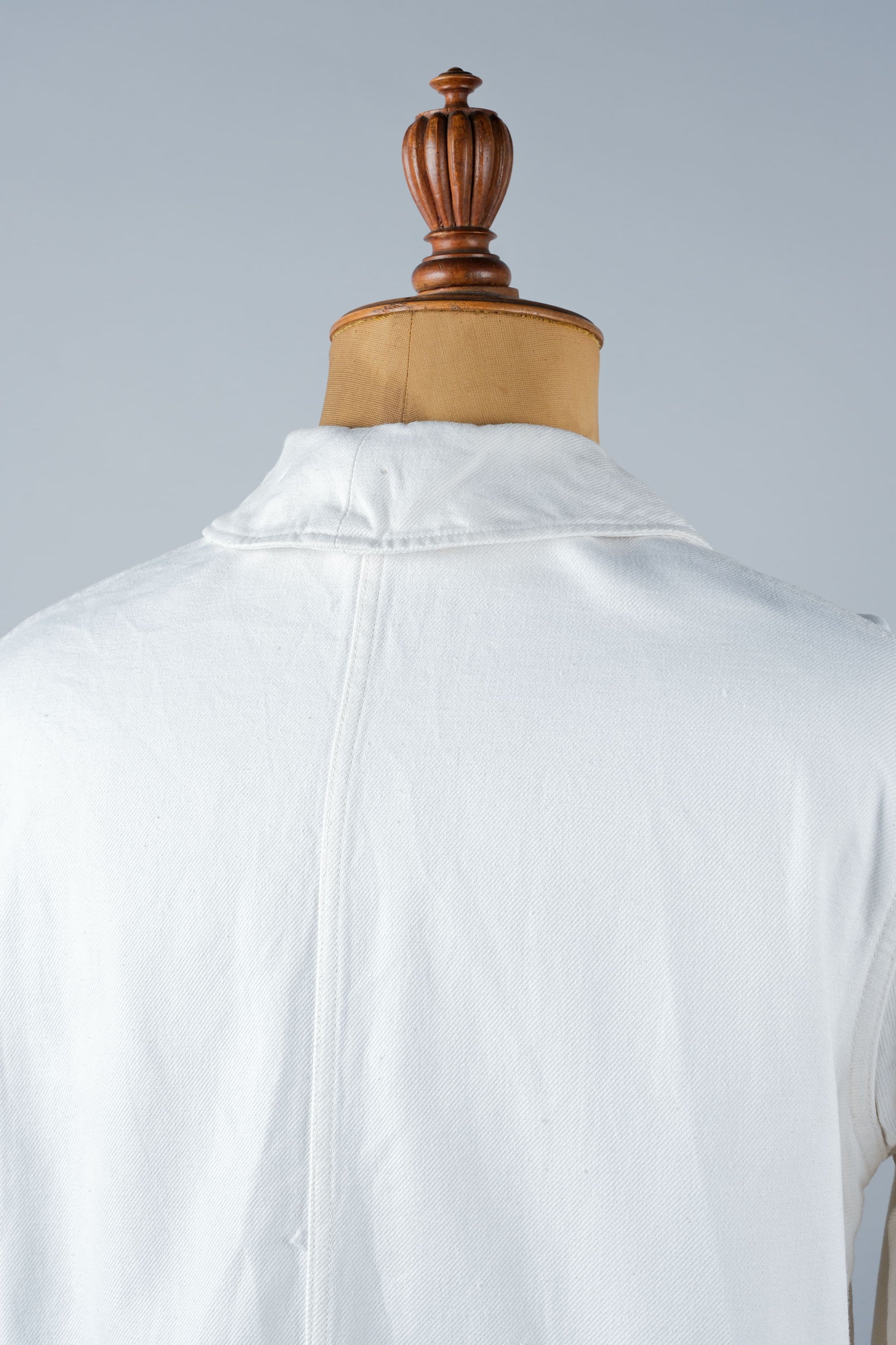 ［~60's］French Vintage White Cotton Twill Work Jacket