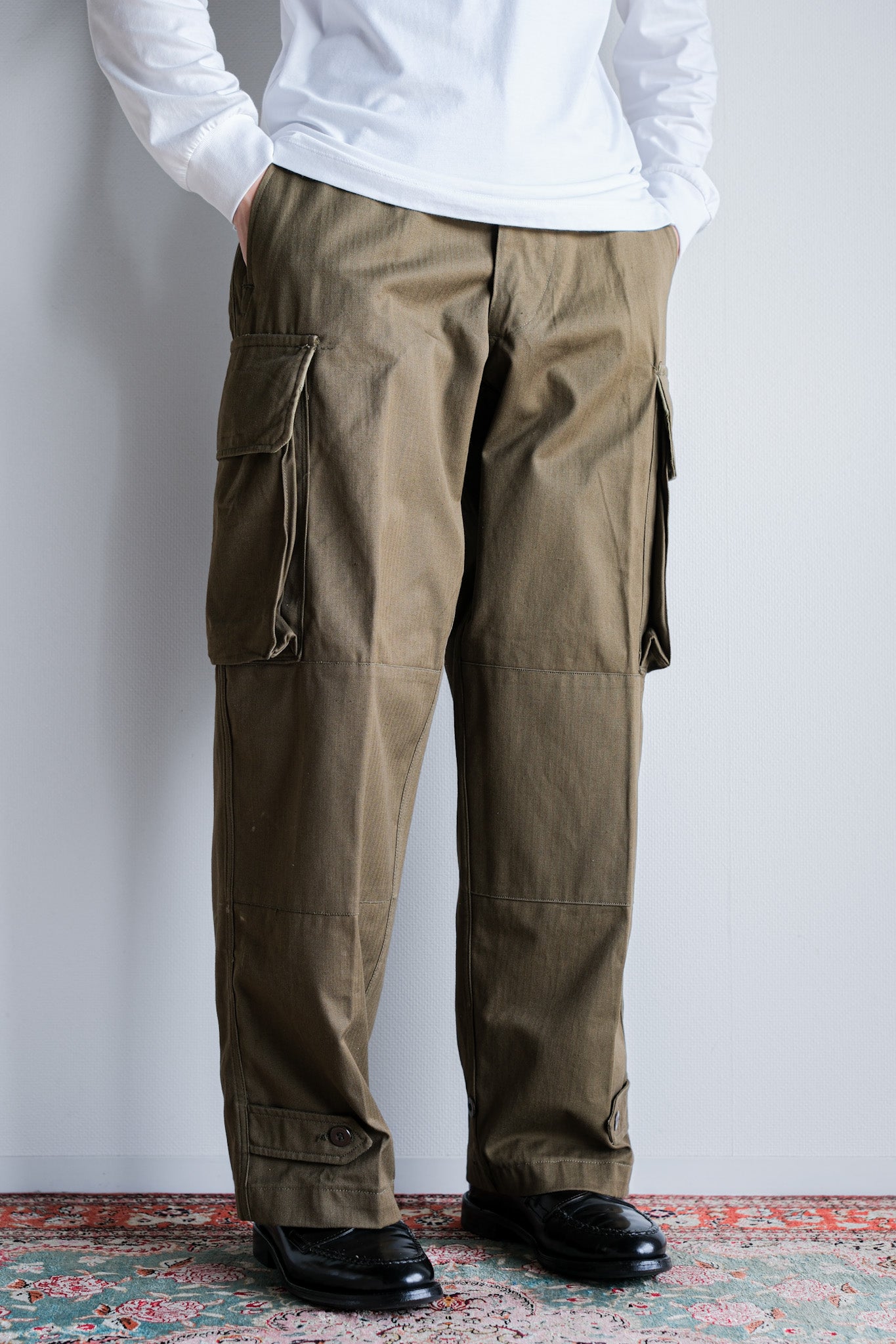 [~ 60's] French Army M47 Field Trousers Size.23 "Dead Stock"