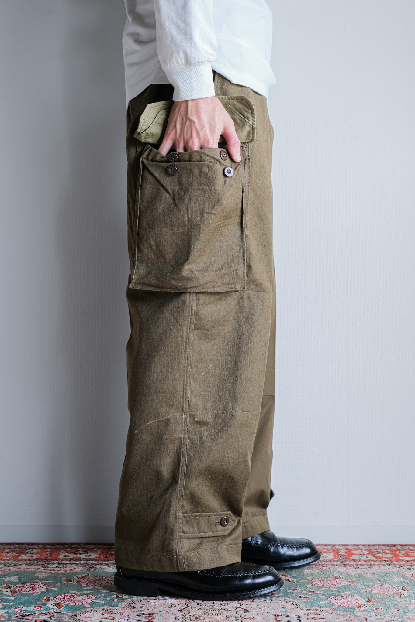 ［~60's］French Army M47 Field Trousers Size.23 "Dead Stock"