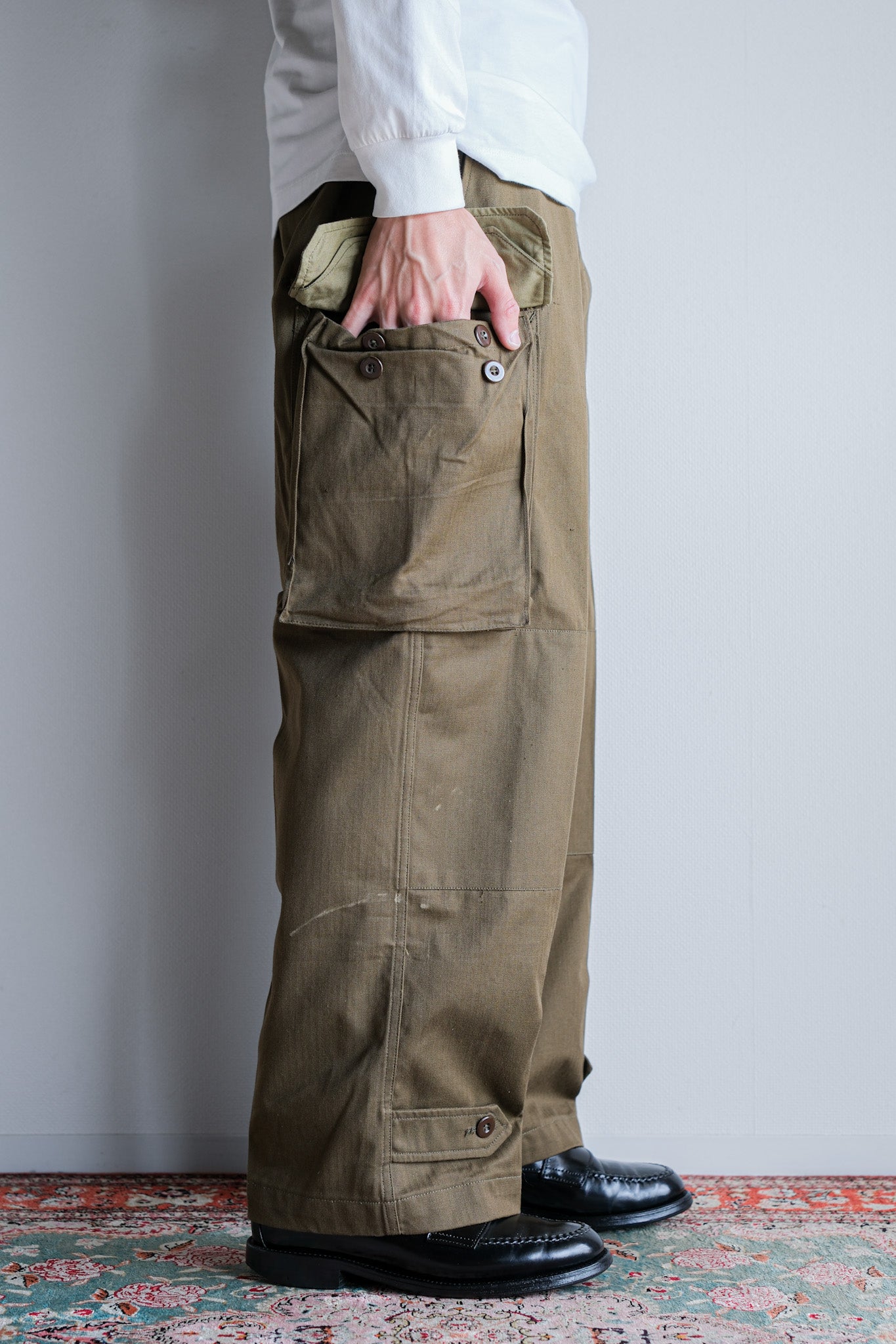 [~ 60's] Taille des pantalons de terrain de l'armée française M47.23 "Stock mort"