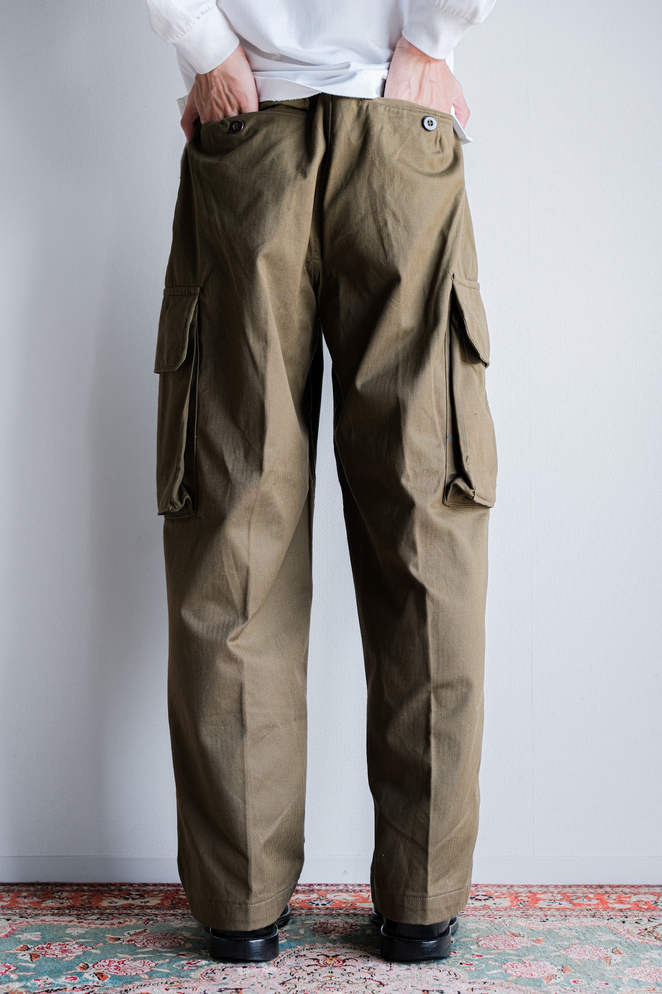 [~ 60's] French Army M47 Field Trousers Size.23 "Dead Stock"