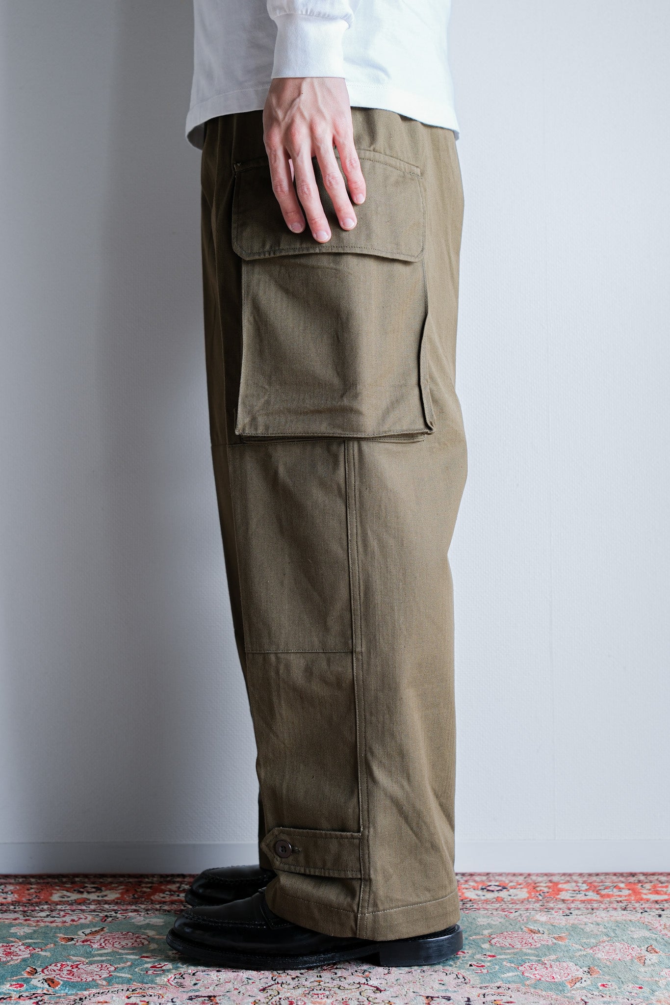 [~ 60's] French Army M47 Field Trousers Size.23 "Dead Stock"