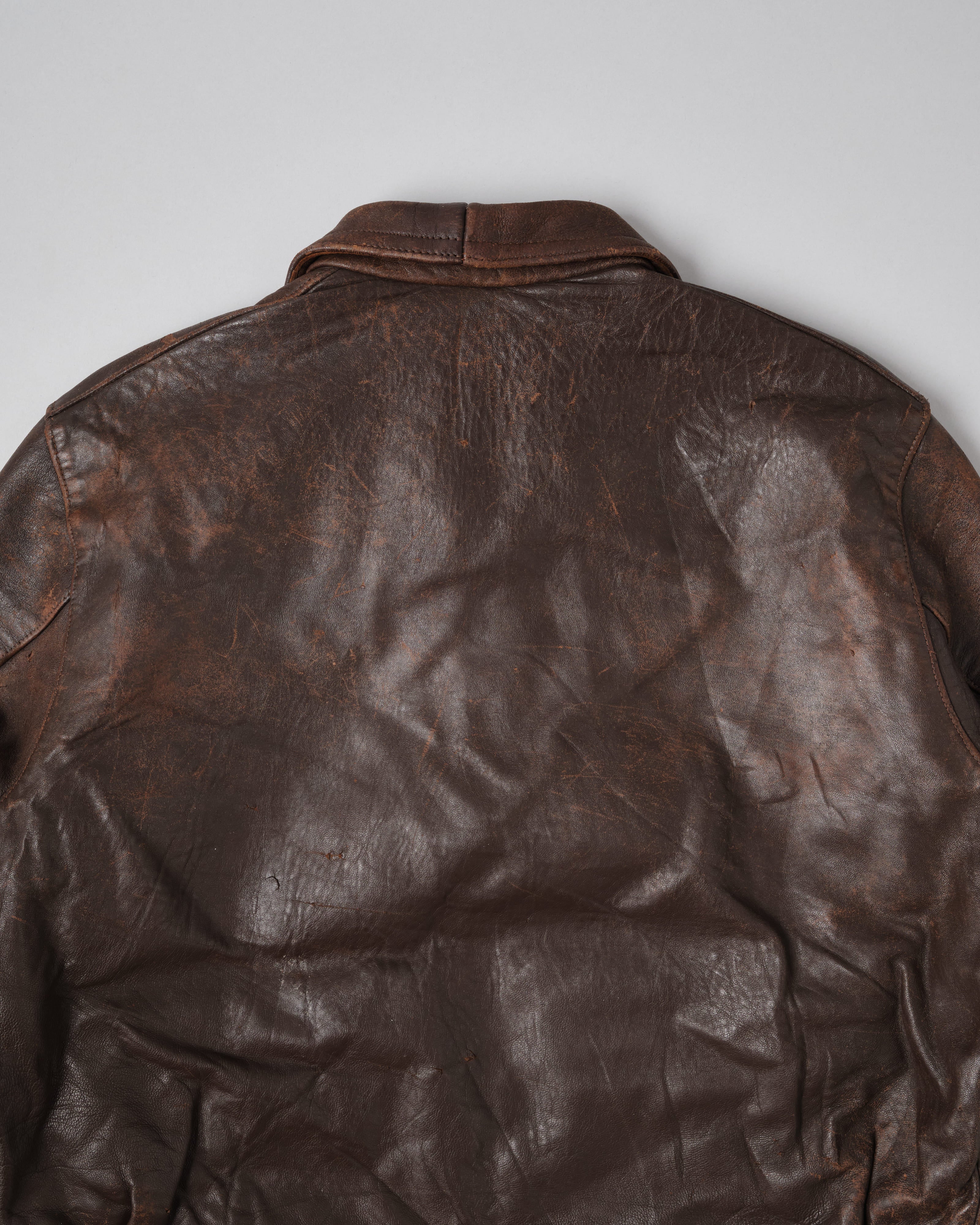 Hartman　40s〜50s ヴィンテージ レザージャケット 1940's French Cyclist 'Hartmann' Style Leather Jacket WW2 Era
