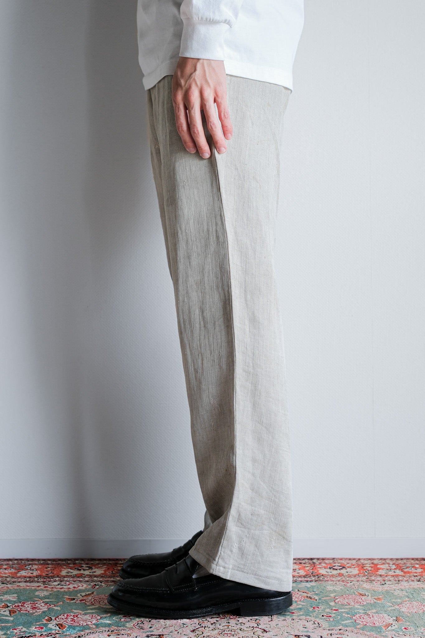 ［~40's］WWⅡ German Army Drillich HBT Linen Trousers "Wehrmacht"