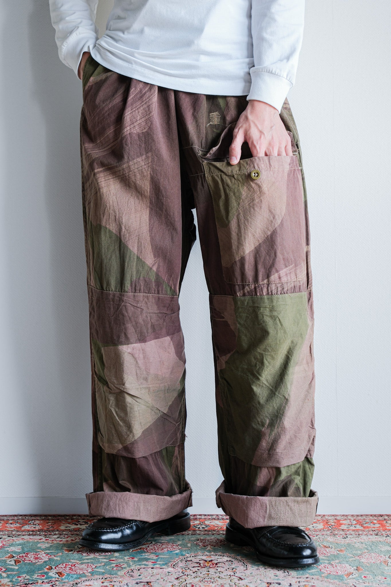 ［~40's］WWⅡ British Army Camouflage Windproof Trousers "SAS"
