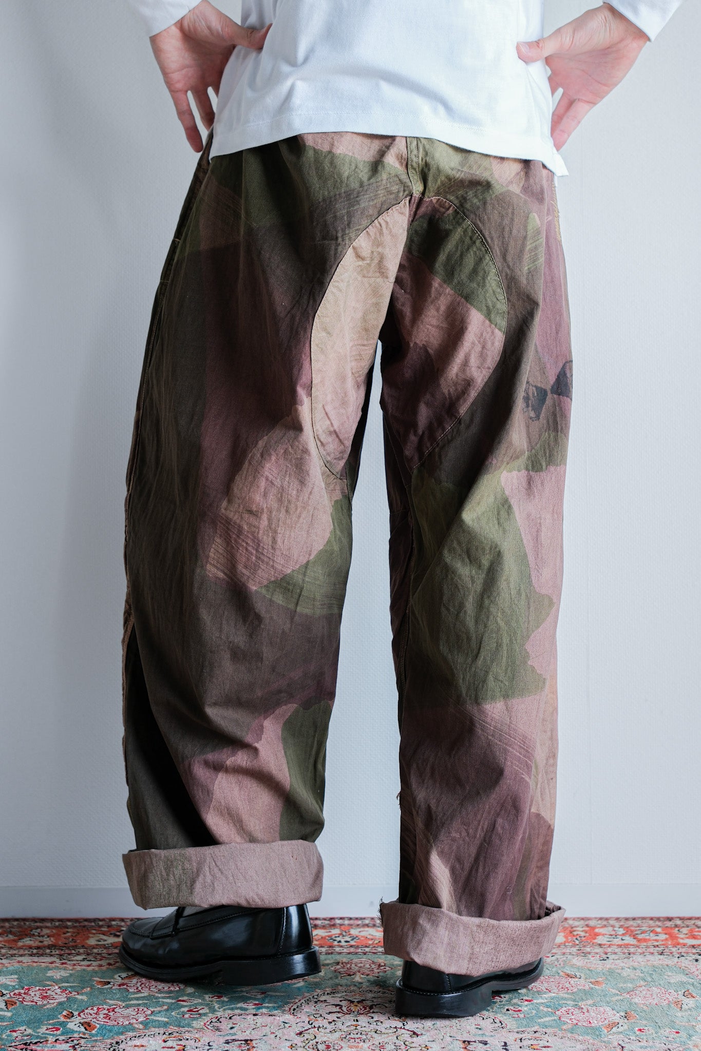 【~40's】WWⅡ British Army Camouflage Windproof Trousers "SAS"