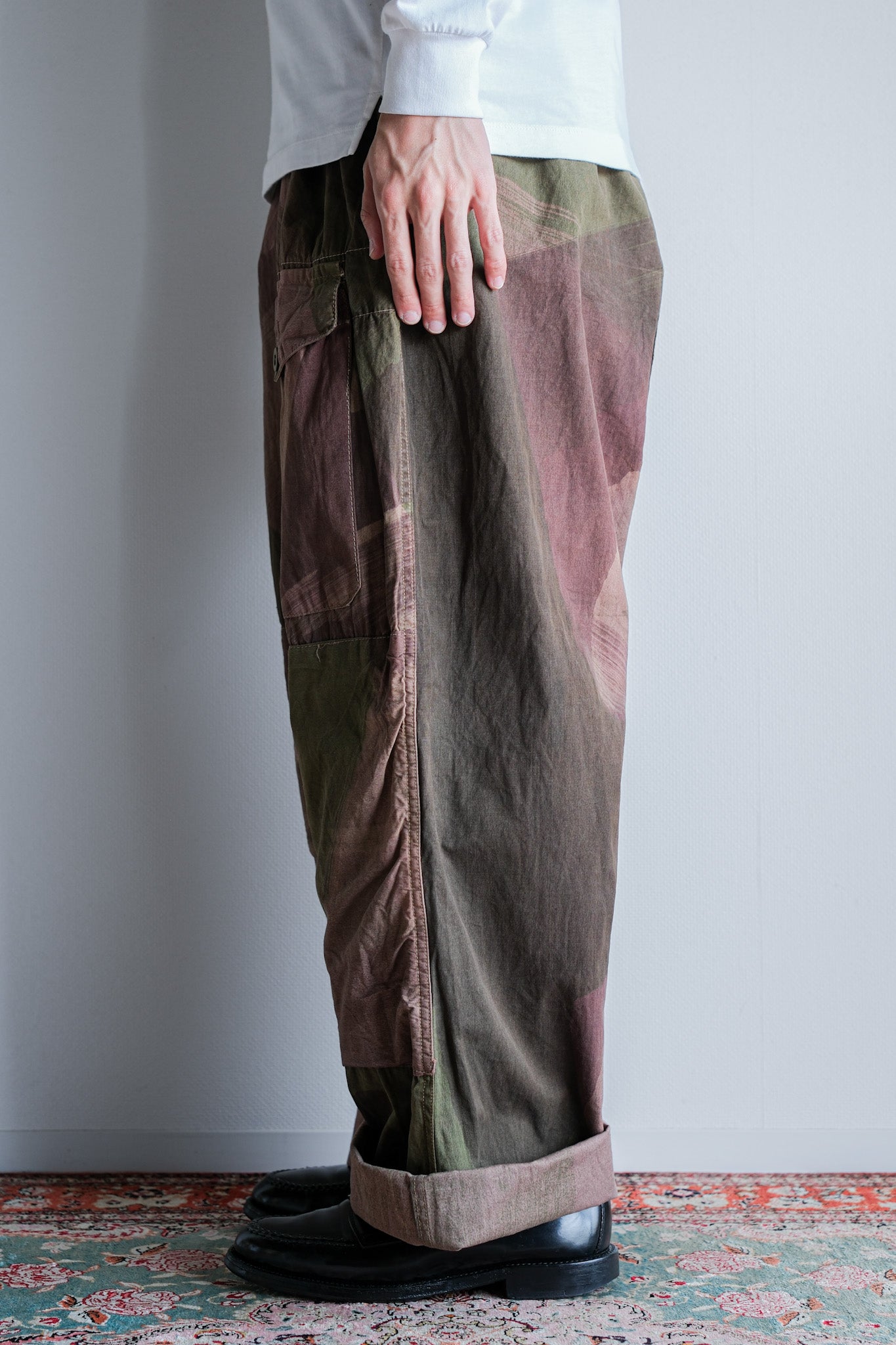 [~ 40's] WWⅡ British Army Camouflage WindProof Trousers "SAS"