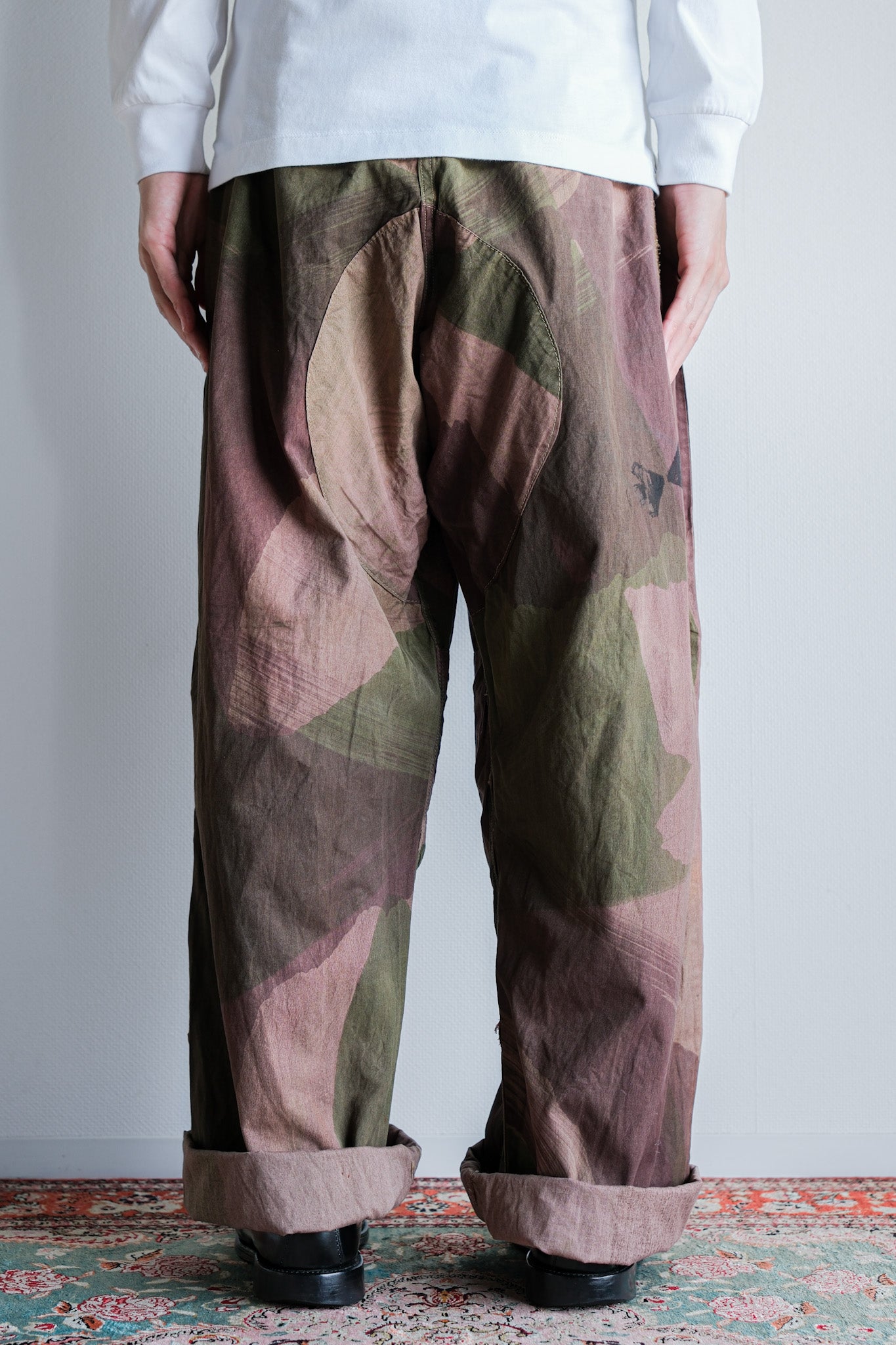 [~ 40's] WWⅡ British Army Camouflage WindProof Trousers "SAS"